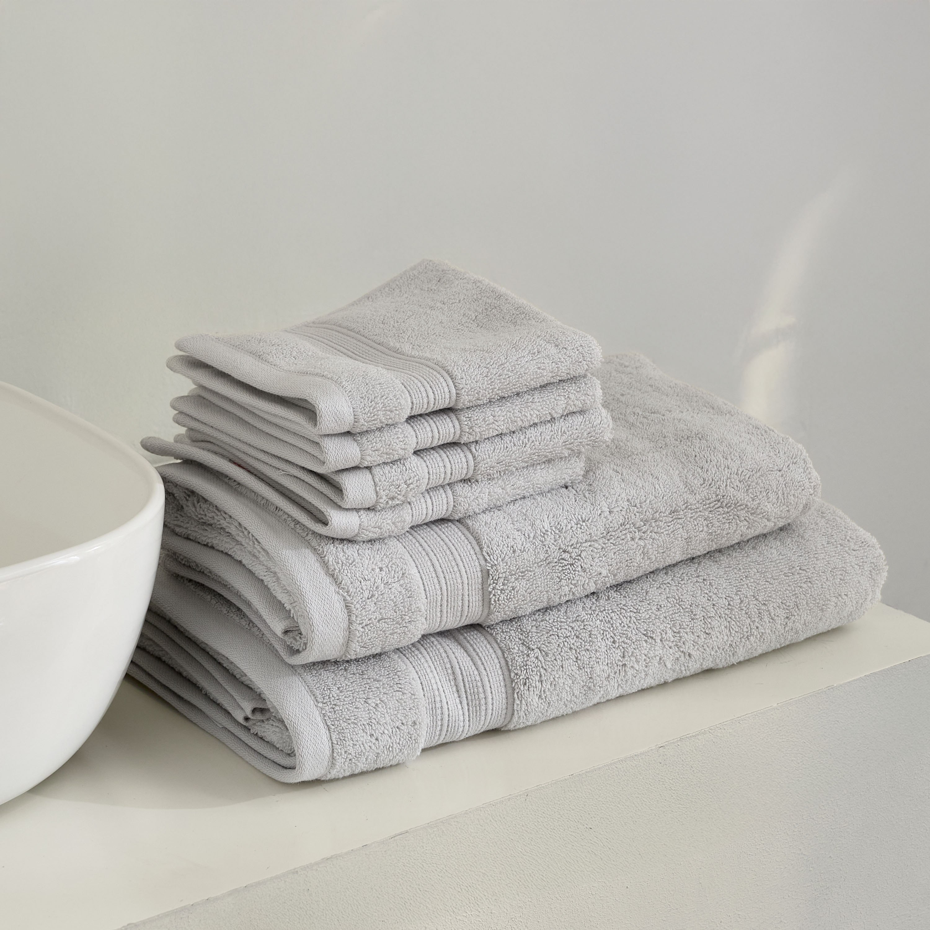 Air Rich 6-Piece Fade-Resistant Bath Towel Set-hbxbathroom-bathroomtextiles-image-1