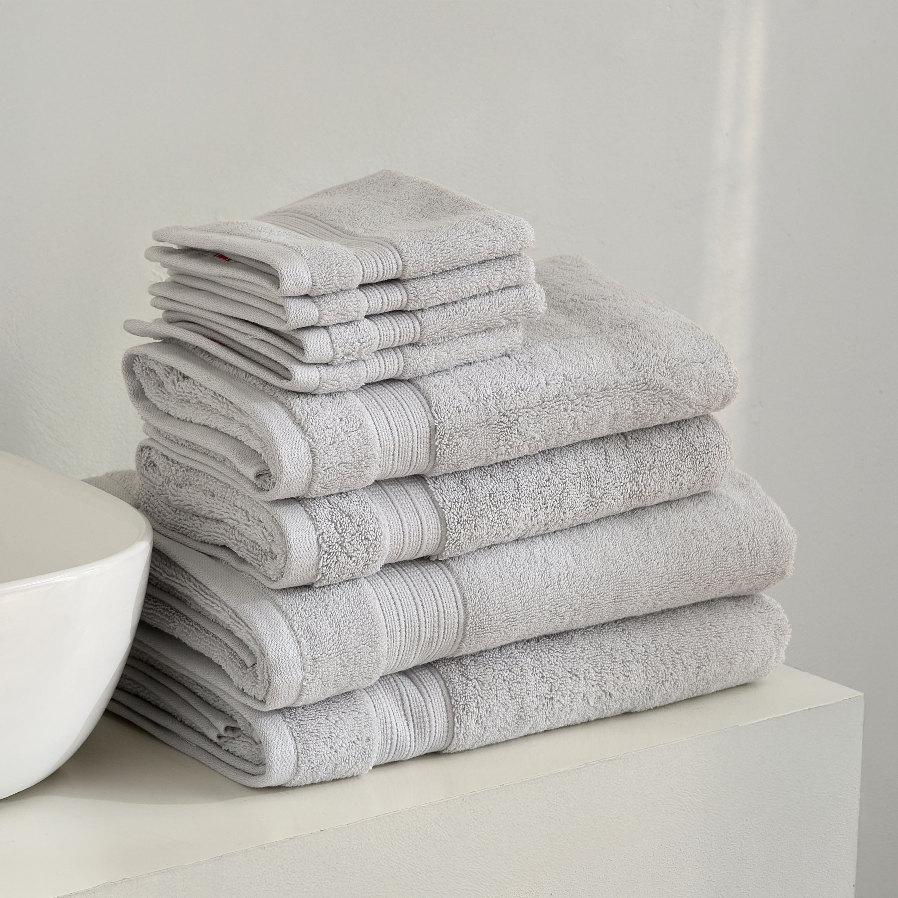 Air Rich 8-Piece Fade Resistant Bath Towel Set-hbxbathroom-bathroomtextiles-image-1