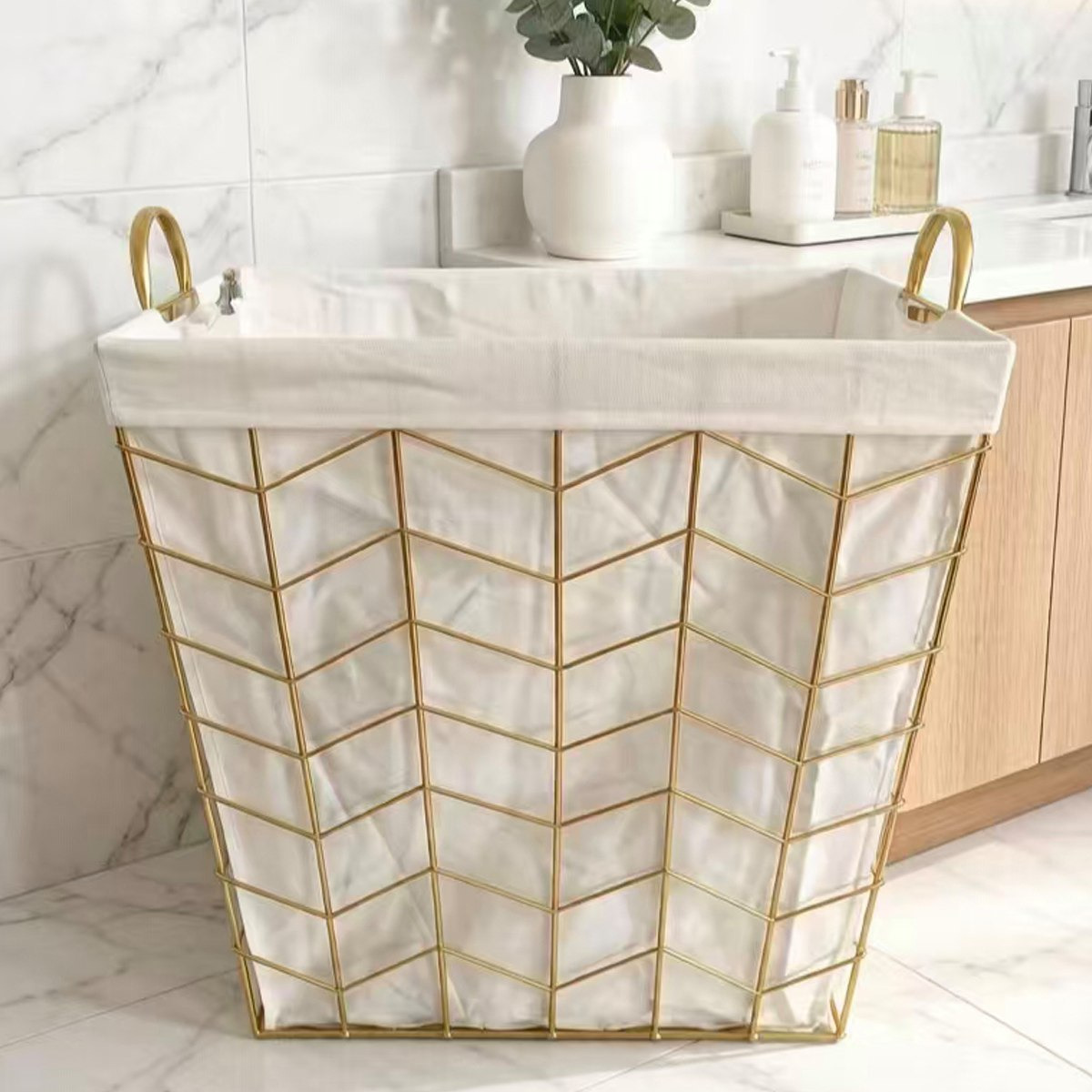 Lyon Laundry Hamper - 47x35x67 cm-hbxbathroom-bathroomstorage-laundryhampers-image-1