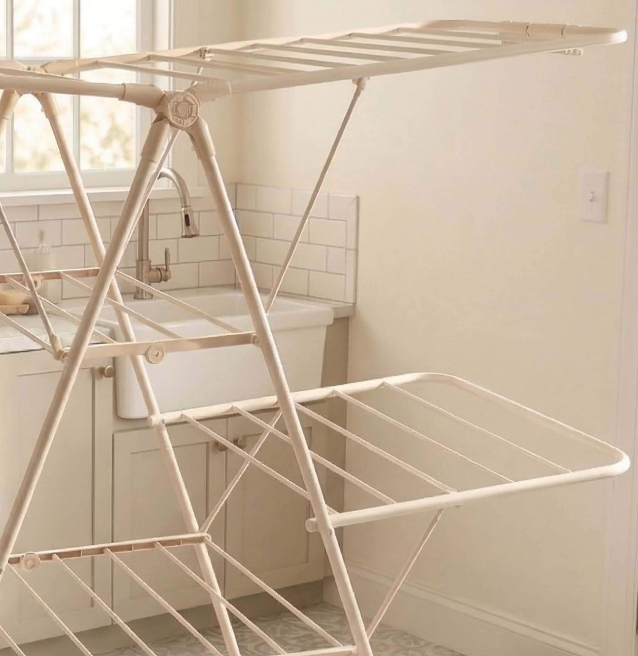 Ethan Clothes Drying Stand with Wheels - 131x61x157 cm-hbxhomeware-bathandlaundry-clothesdryingracks-image-3