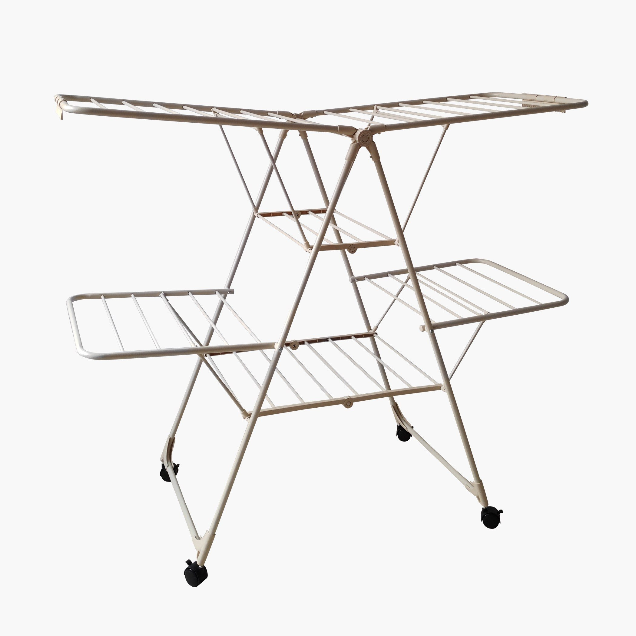 Ethan Clothes Drying Stand with Wheels - 131x61x157 cm-hbxhomeware-bathandlaundry-clothesdryingracks-image-5