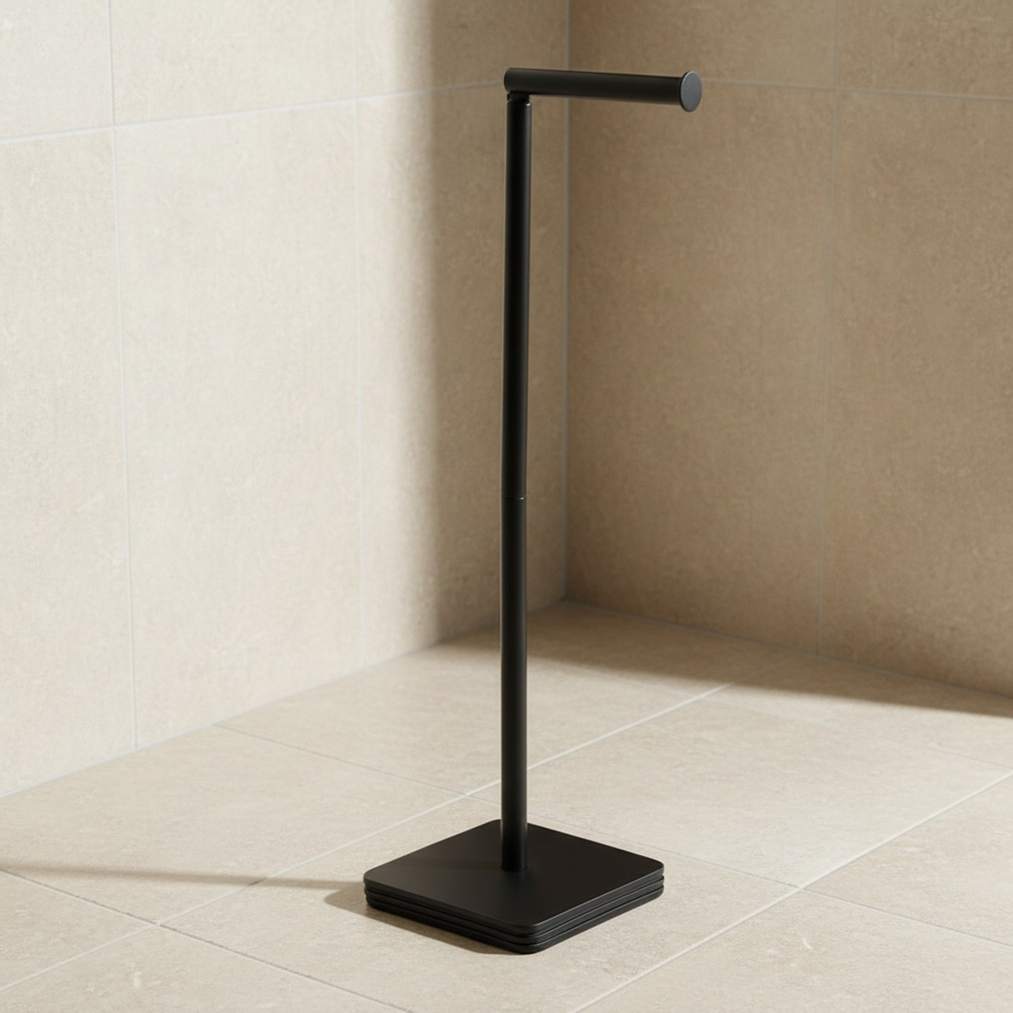 Whyton Saga Resin Toilet Roll Stand - 17.5x17.5x63 cm-hbxdecorandfurnishings-bathroomaccessories-bathroomsets-image-1
