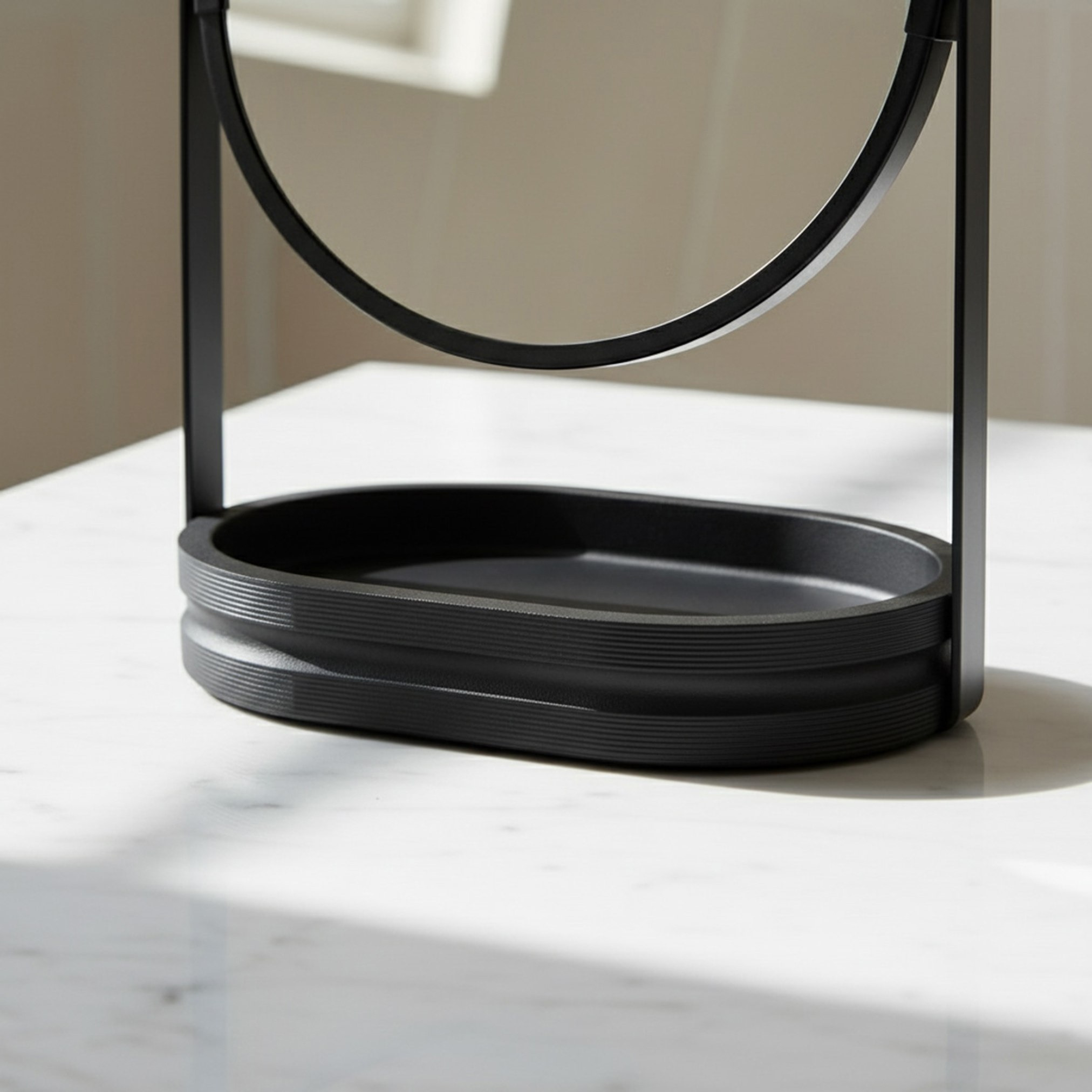 Whyton Saga Resin Table Mirror - 18x12.5x24 cm-hbxdecorandfurnishings-bathroomaccessories-bathroomsets-image-3