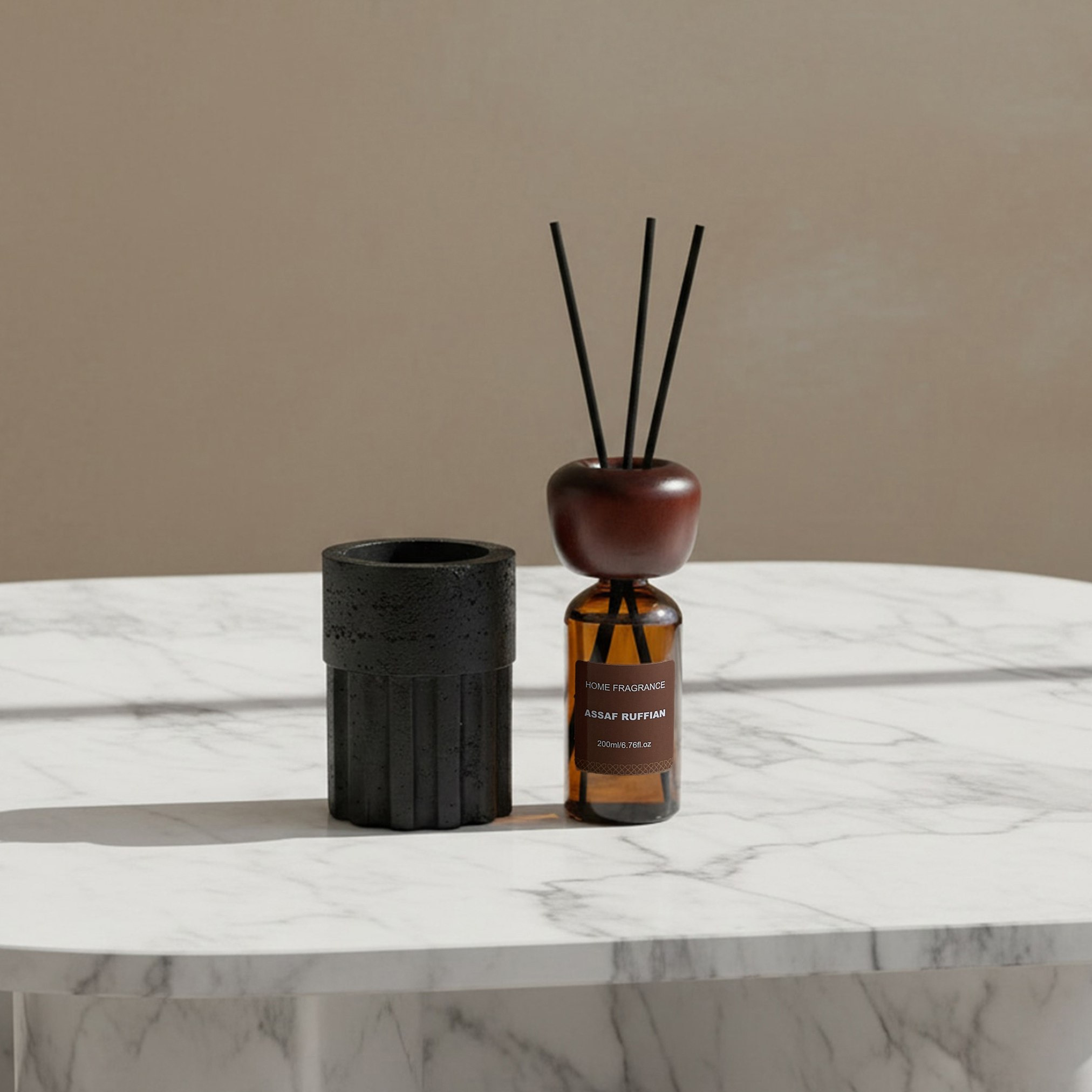 Whyton Saga Decor Polyresin 15% Fragrance Reed Diffuser - 200 ml-hbxhomeware-hbxdecorandfurnishings-image-2