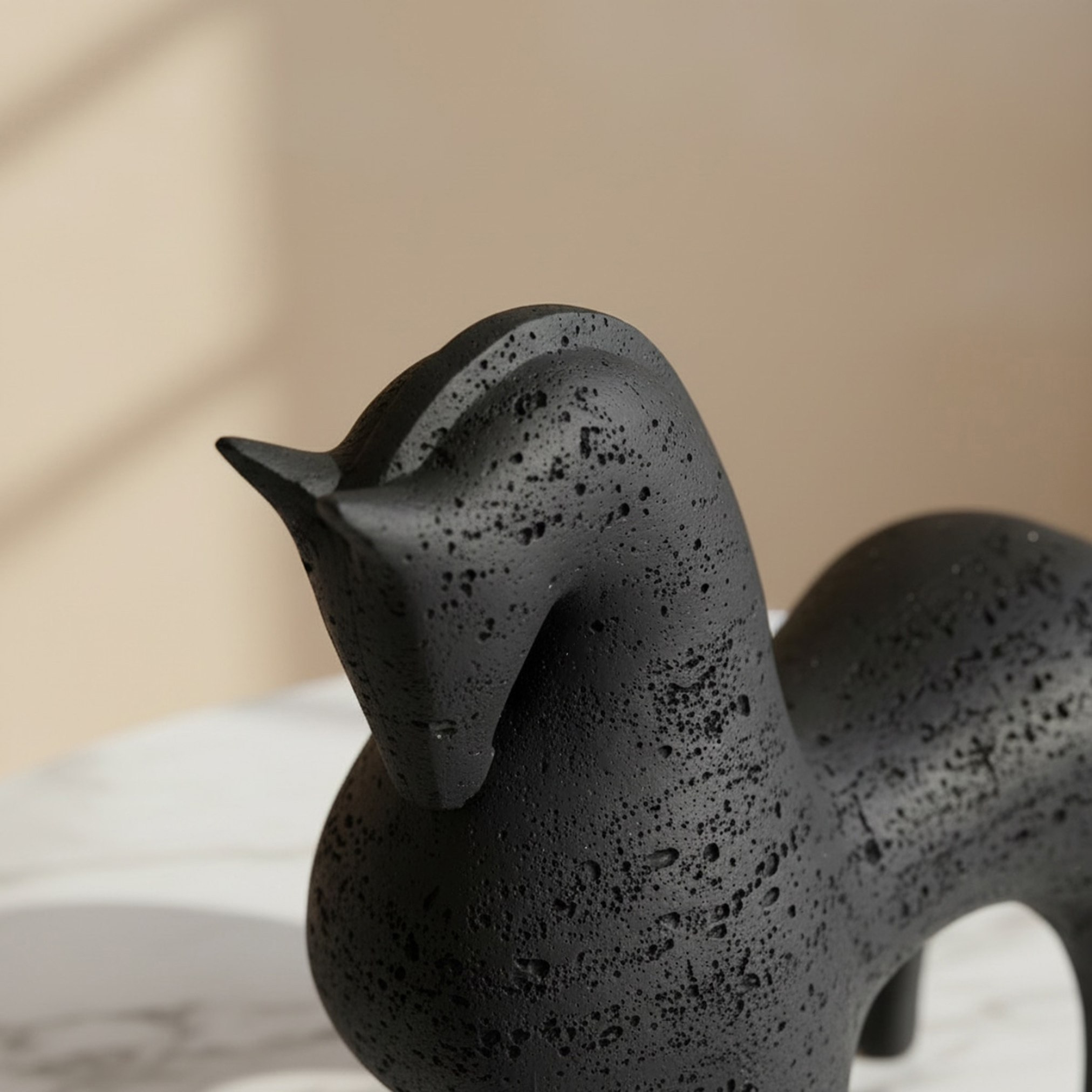 Whyton Saga Decor Polyresin Horse Accent - 23.5x9x22.5 cm-hbxhomeware-homedecor-figurinesandornaments-image-2