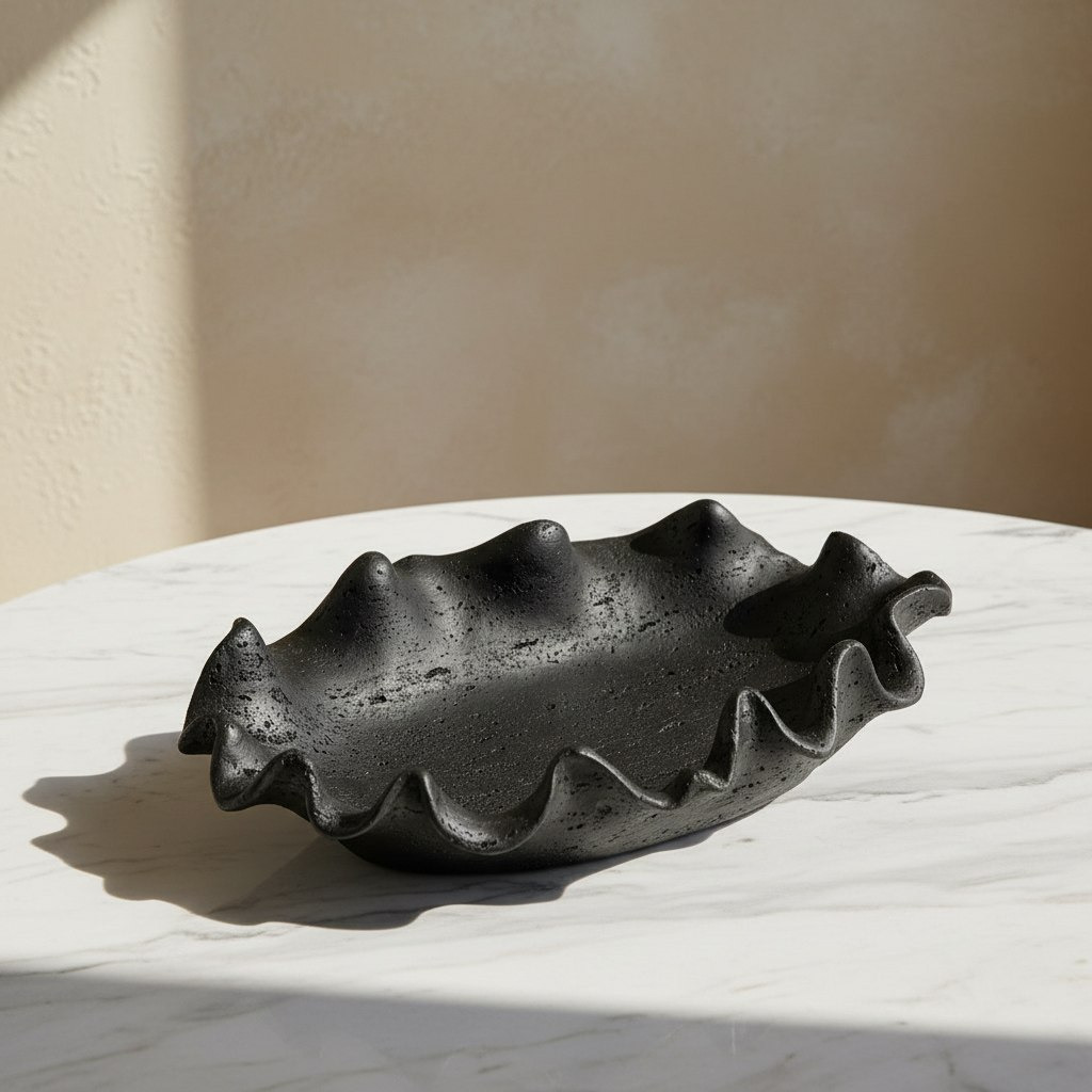 Whyton Saga Decor Polyresin Bowl - 35x21x8.5 cm-hbxdecorandfurnishings-homeaccessories-bowls-image-1