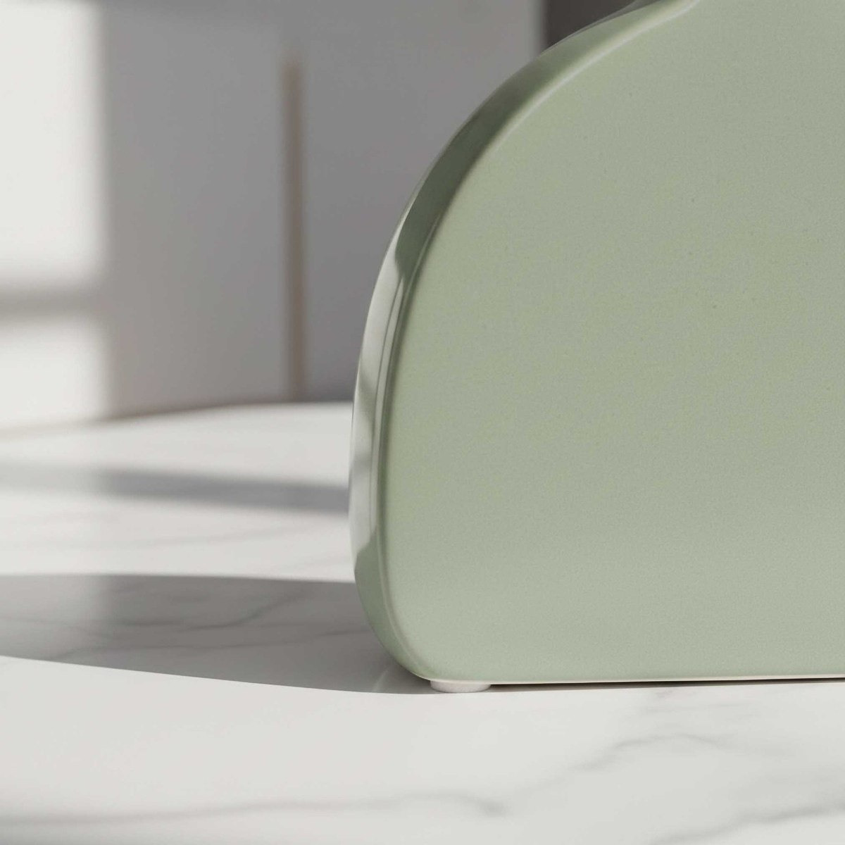 Sansa Stacy Decorative Ceramic Glaze Vase - 16.8x5x13.5 cm-hbxbedroom-decorandaccessories-vases-image-2