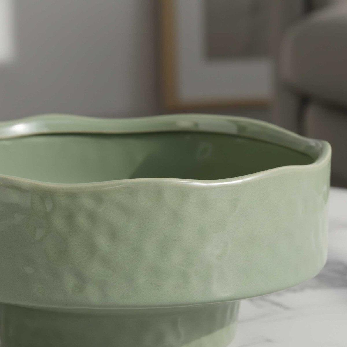 Sansa-Stacy Ceramic Glaze Decorative Bowl - 25.3x25.3x11.5 cm-hbxdecorandfurnishings-homeaccessories-bowls-image-2