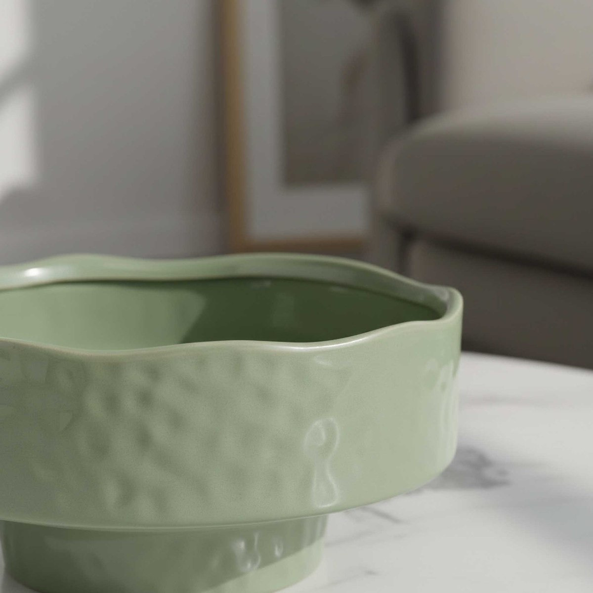 Sansa-Stacy Ceramic Glaze Decorative Bowl - 25.3x25.3x11.5 cm-hbxdecorandfurnishings-homeaccessories-bowls-image-3