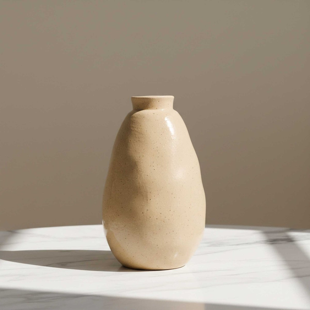 Sansa Stacy Decorative Ceramic Reactive Glaze Vase - 20x20x32.5 cm-hbxbedroom-decorandaccessories-vases-image-1