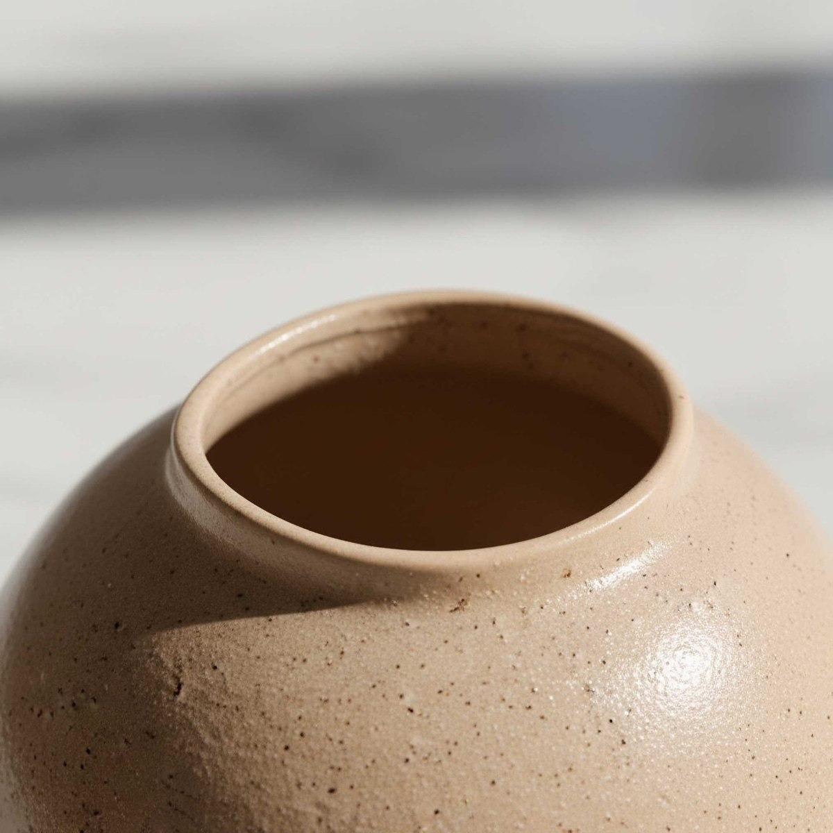Sansa Stacy Decorative Ceramic Reactive Glaze Vase - 24x24x23.5 cm-hbxbedroom-decorandaccessories-vases-image-2