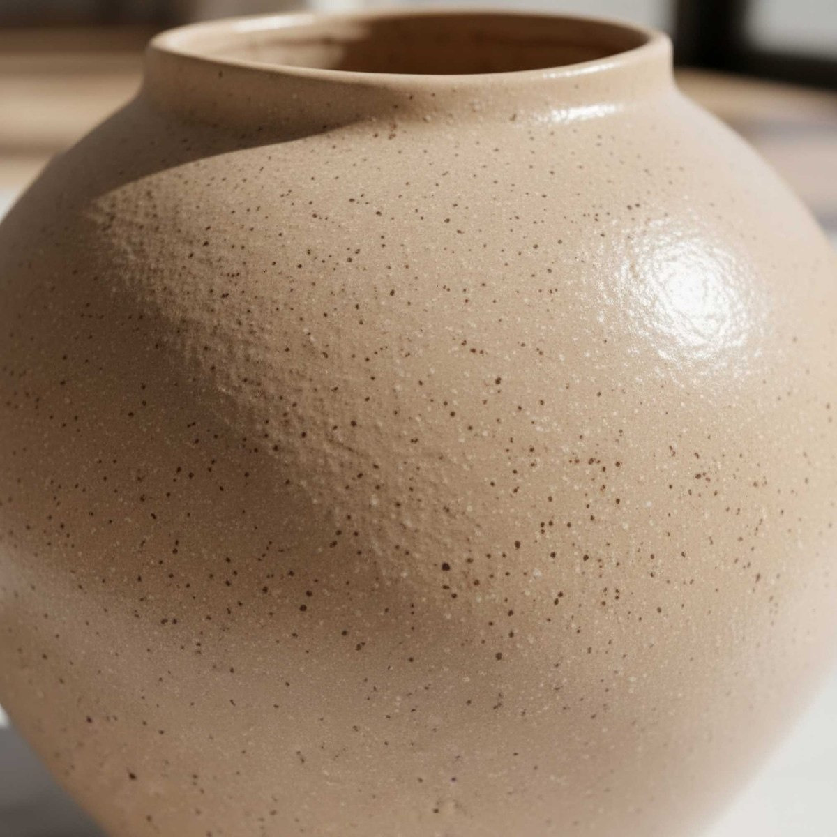 Sansa Stacy Decorative Ceramic Reactive Glaze Vase - 24x24x23.5 cm-hbxbedroom-decorandaccessories-vases-image-3