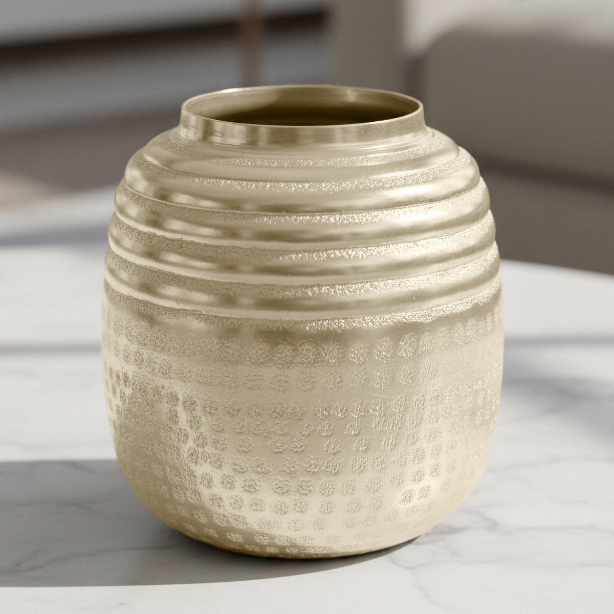 Aurum Ausie Elan Decorative Vase - 18x18x18 cm-hbxbedroom-decorandaccessories-vases-image-1