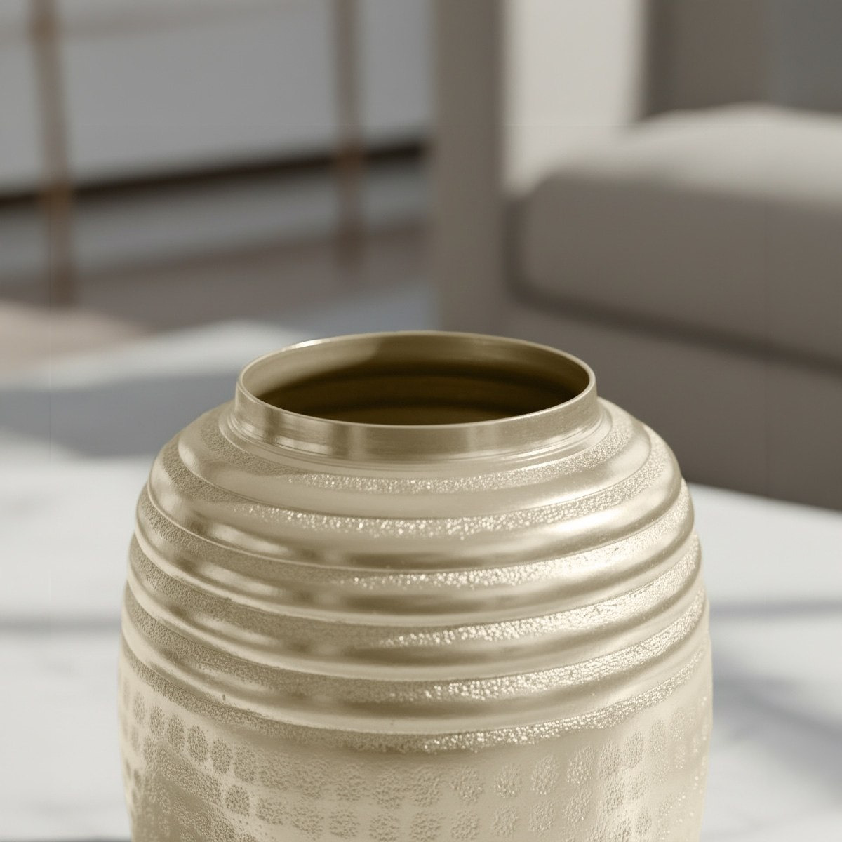 Aurum Ausie Elan Decorative Vase - 18x18x18 cm-hbxbedroom-decorandaccessories-vases-image-2