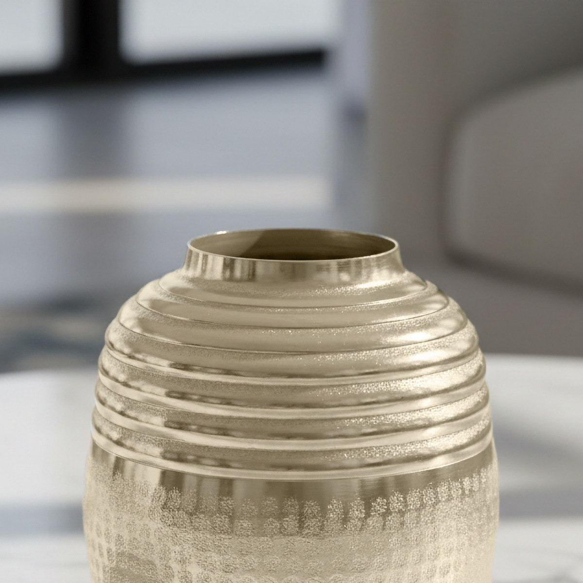 Aurum Ausie Elan Decorative Vase - 20.5x20.5x21.5 cm-hbxbedroom-decorandaccessories-vases-image-2