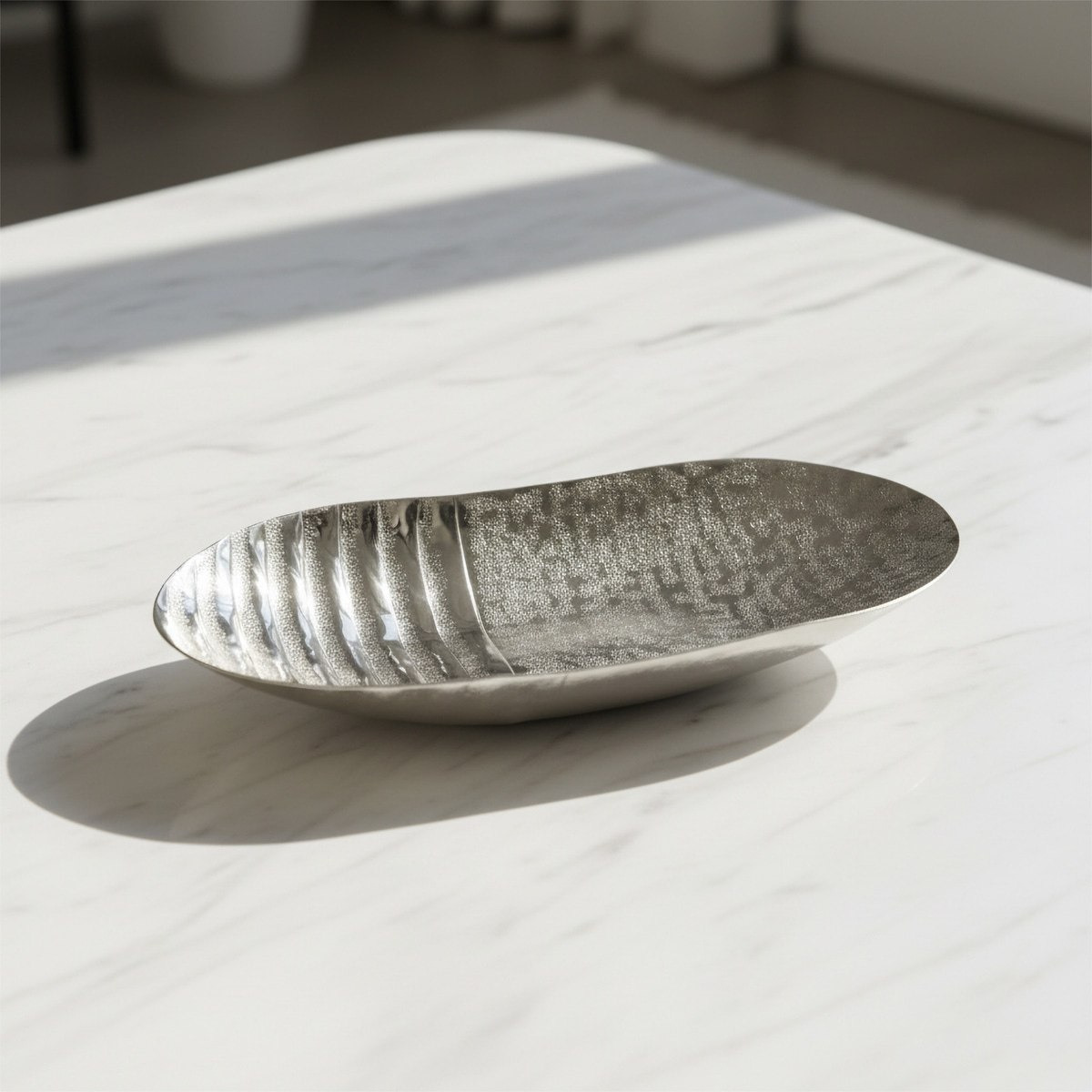 Aurum Ausie Elan Decorative Oval Shallow Bowl  - 32x19.5x5 cm-hbxdecorandfurnishings-homeaccessories-bowls-image-1
