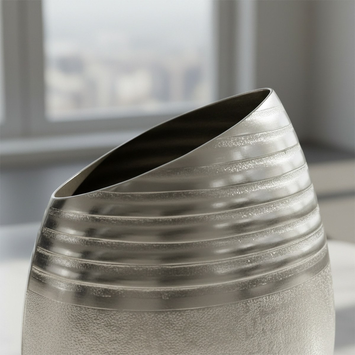 Aurum- Ausie- Elan Decorative Vase - 25x13x31 cm-hbxbedroom-decorandaccessories-vases-image-2