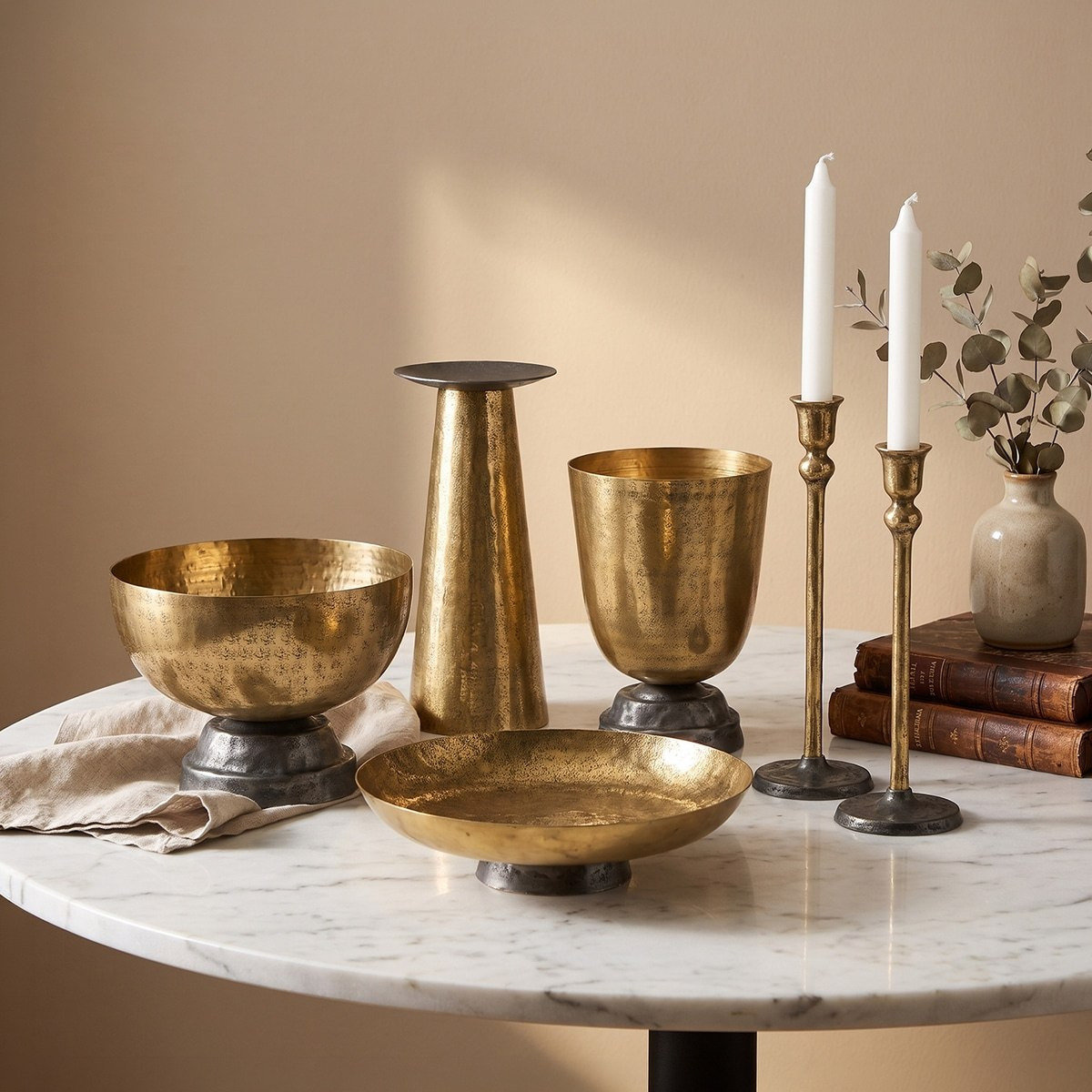 Aurum Ausie Atelier Decorative Footed Bowl - 29x28x19 cm-hbxdecorandfurnishings-homeaccessories-bowls-image-4