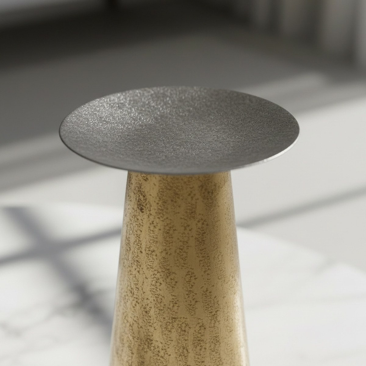 Aurum Ausie Atelier Decorative Pillar Candleholder - 15x15x31 cm-hbxlivingroom-decorandaccessories-candleholders-image-3