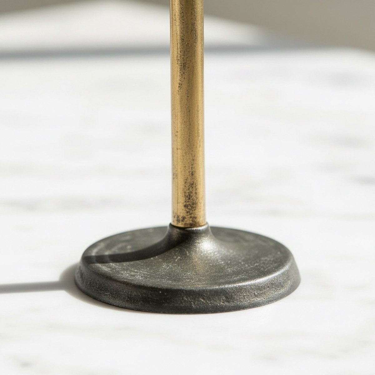 Aurum Ausie Atelier Decorative Taper Candle Holder - 9.5x9.5x30 cm-hbxlivingroom-decorandaccessories-candleholders-image-4