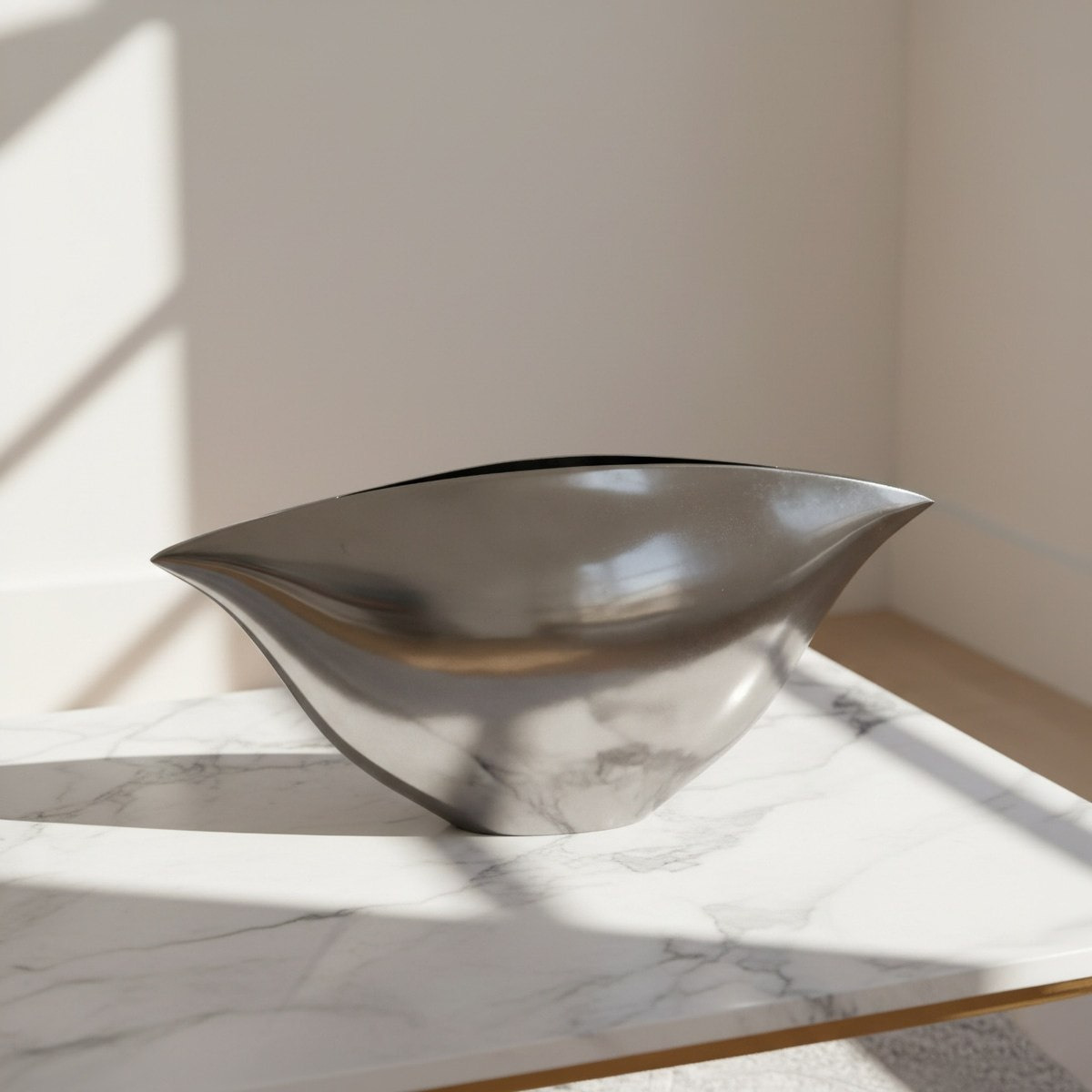 Ausie Elemente Aurum Decorative Vase - 50x8x24 cm-hbxbedroom-decorandaccessories-vases-image-1