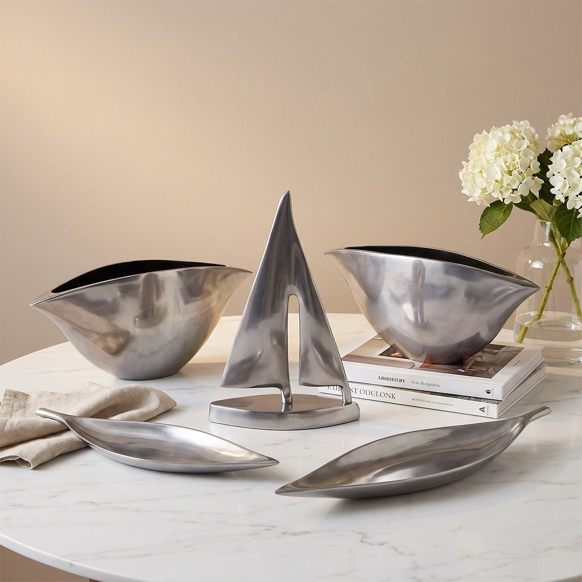 Ausie Elemente Aurum Decorative Sailboat - 20.5x7.5x22.5 cm-hbxhomeware-hbxdecorandfurnishings-image-4