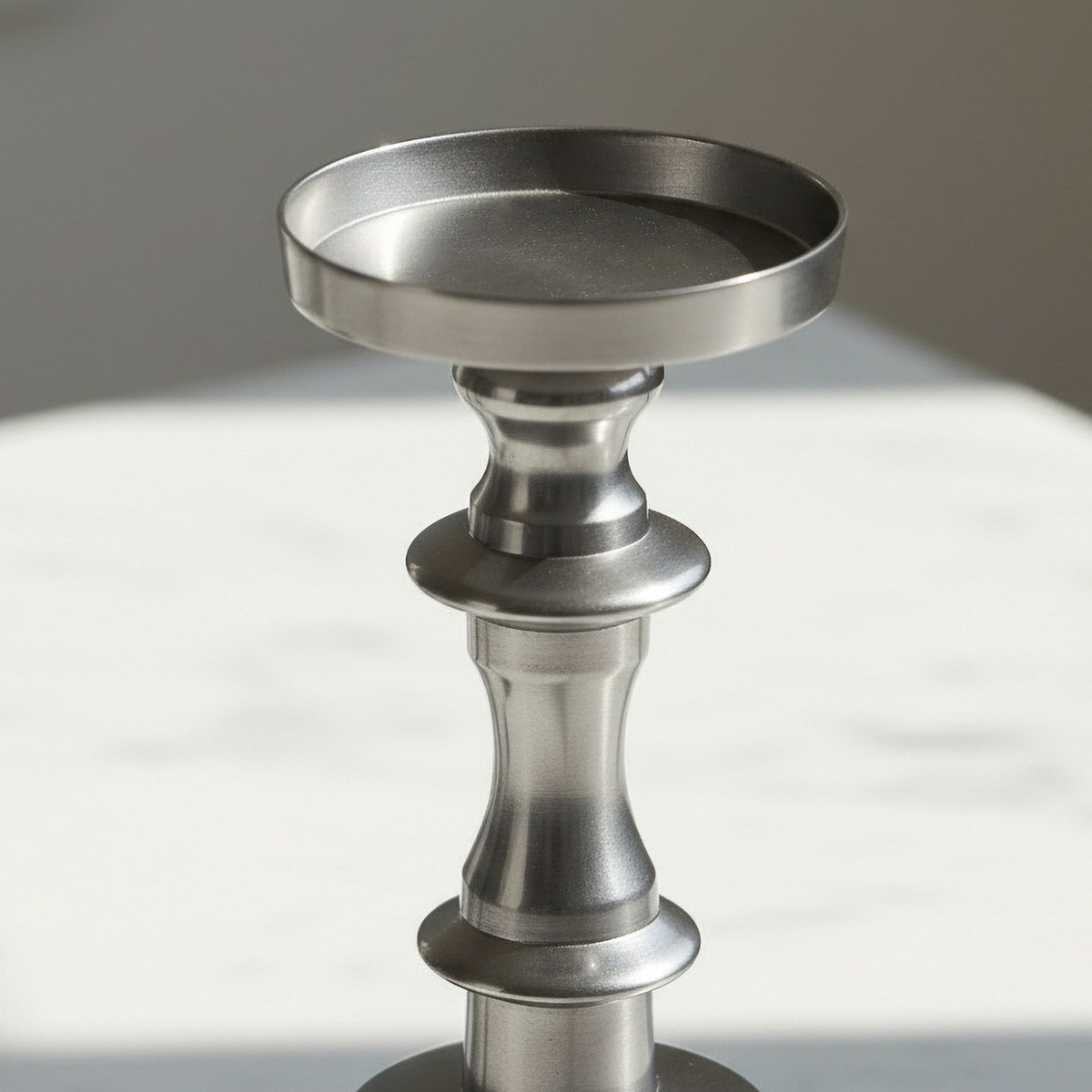 Ausie Elemente Aurum Decorative Pillar Candleholder - 8.5x8.5x26 cm-hbxlivingroom-decorandaccessories-candleholders-image-3