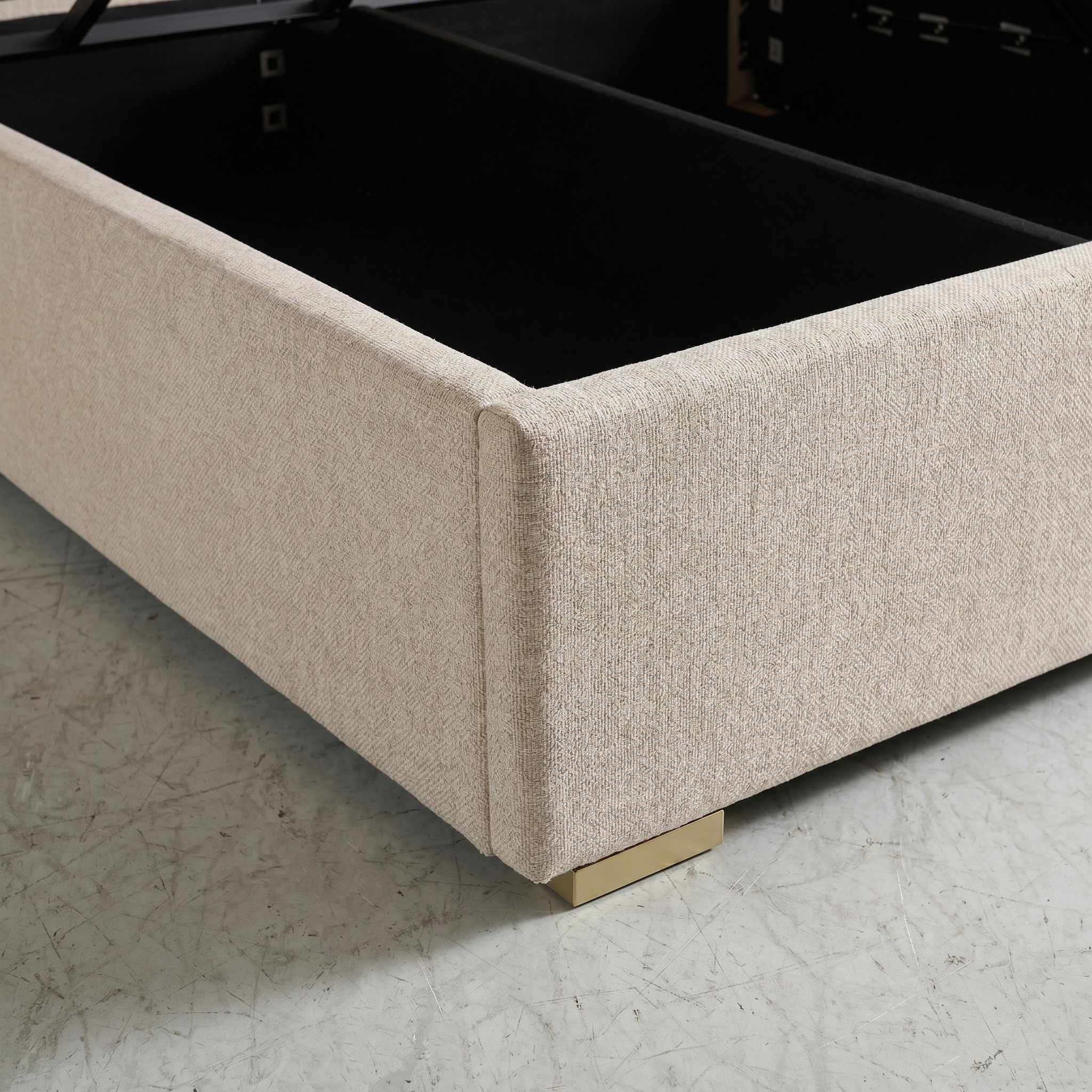 Marwell Heiden Upholstered Hydraulic Storage King Bed - 180x200 cm-hbxfurniture-bedsandbedsets-beds-king-image-4