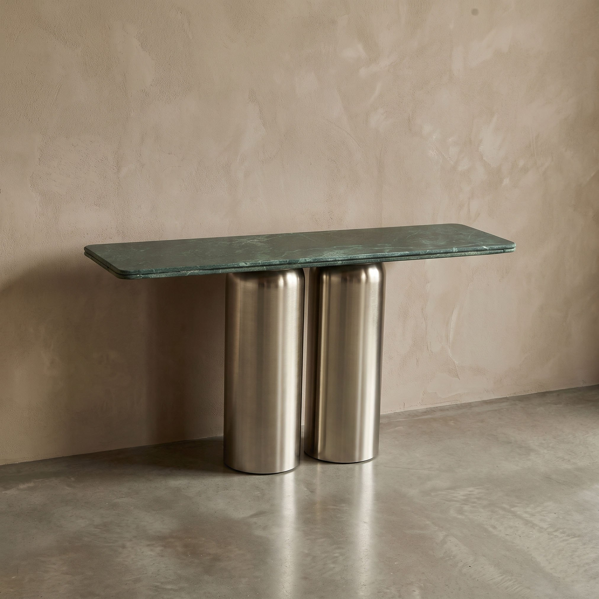 Avigon Genuine Marble Top Console Table-hbxfurniture-tablesandstands-consoletables-image-1