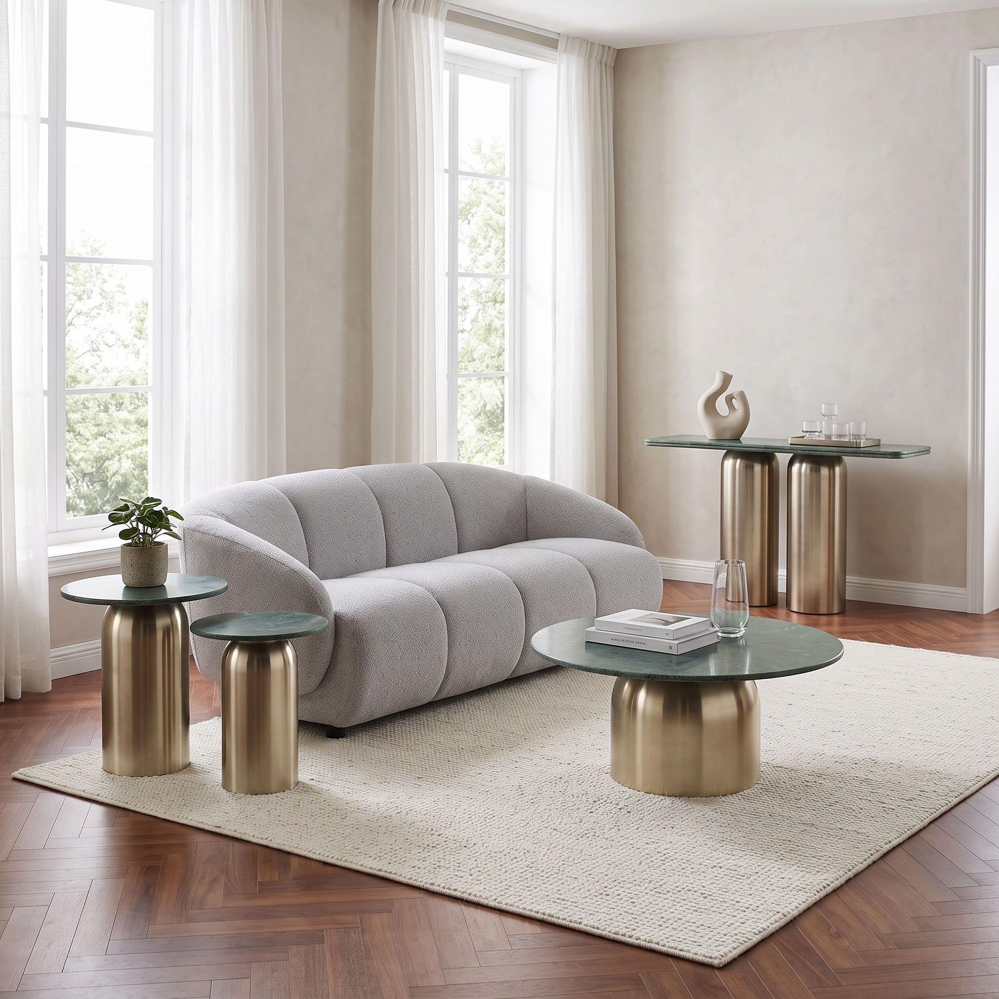 Avigon Genuine Marble Top Console Table-hbxfurniture-tablesandstands-consoletables-image-5