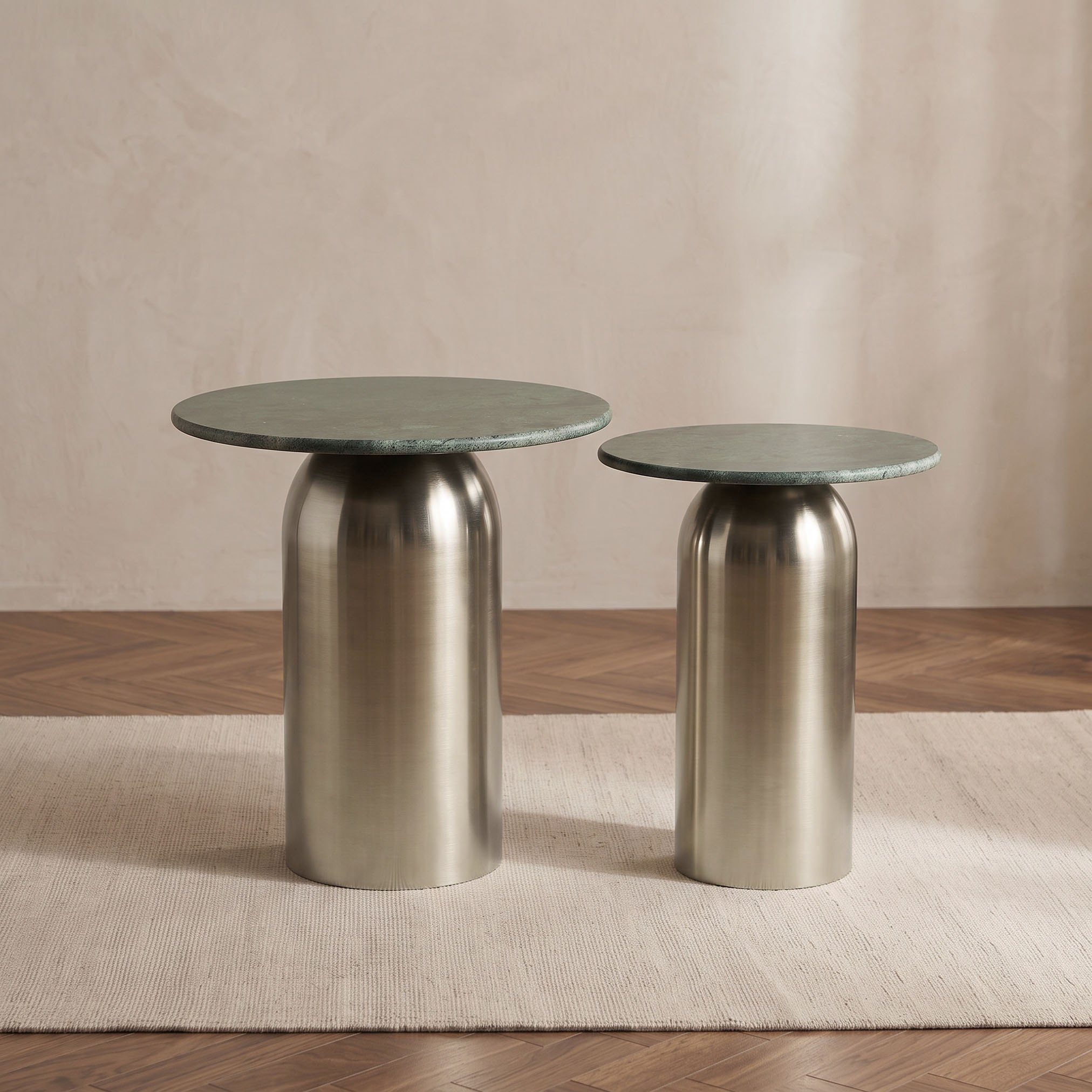 Avigon Genuine 2-Piece Marble Top End Table Set-hbxfurniture-livingroom-endtables-image-2