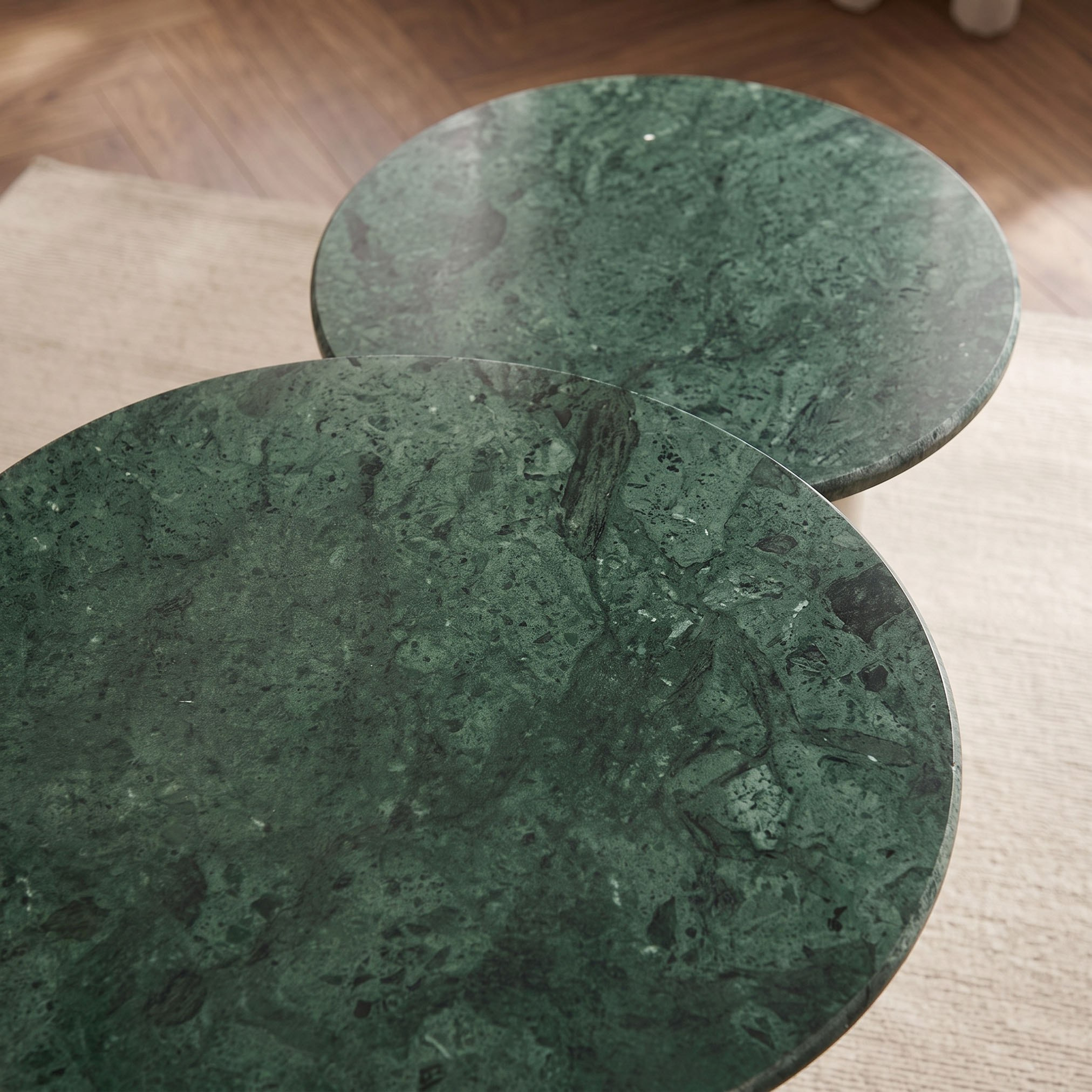 Avigon Genuine 2-Piece Marble Top End Table Set-hbxfurniture-livingroom-endtables-image-3