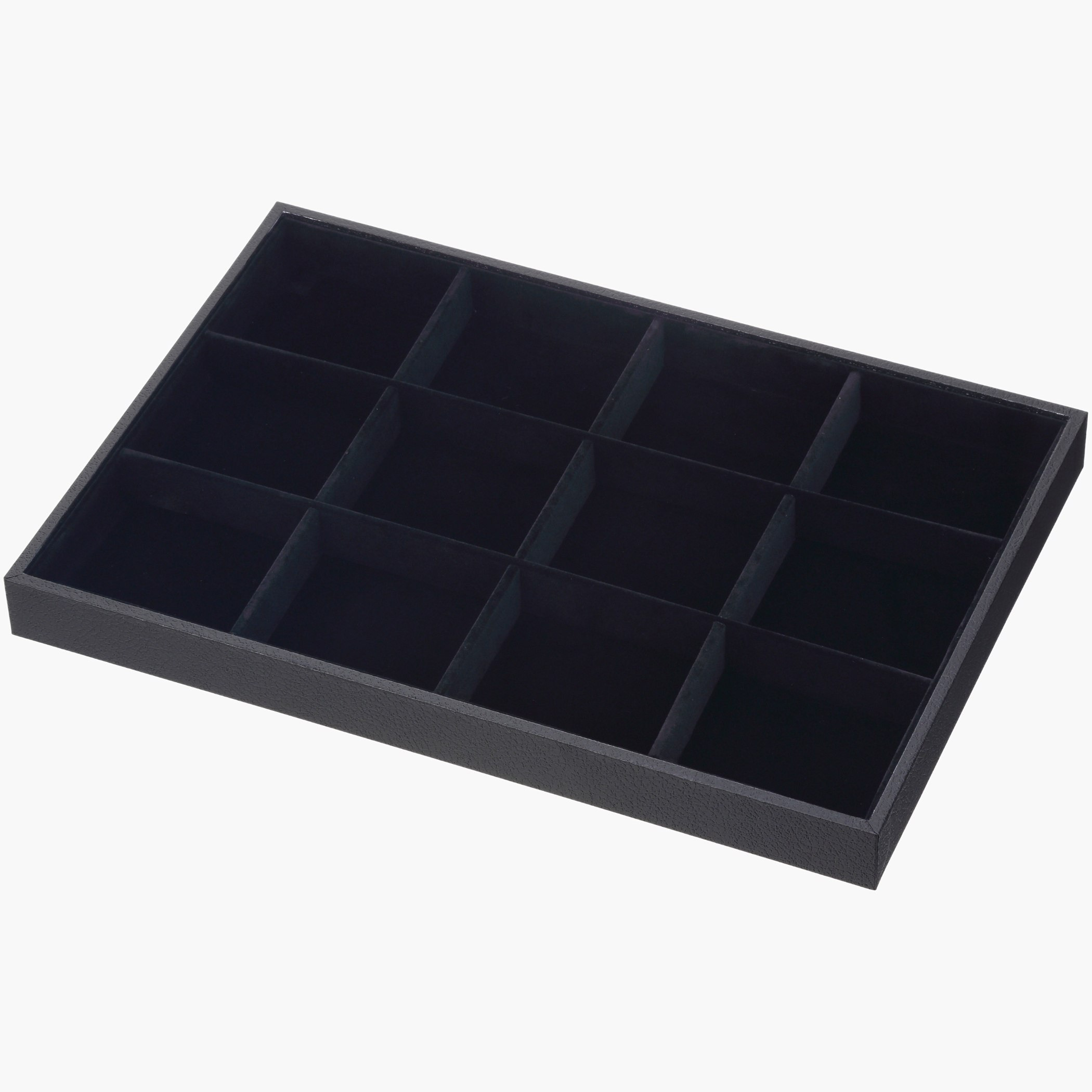 Draco 12-Compartment Jewellery Tray - 35x24x3 cm-hbxbedroom-bedroomaccessories-jewelleryboxesandholders-image-4