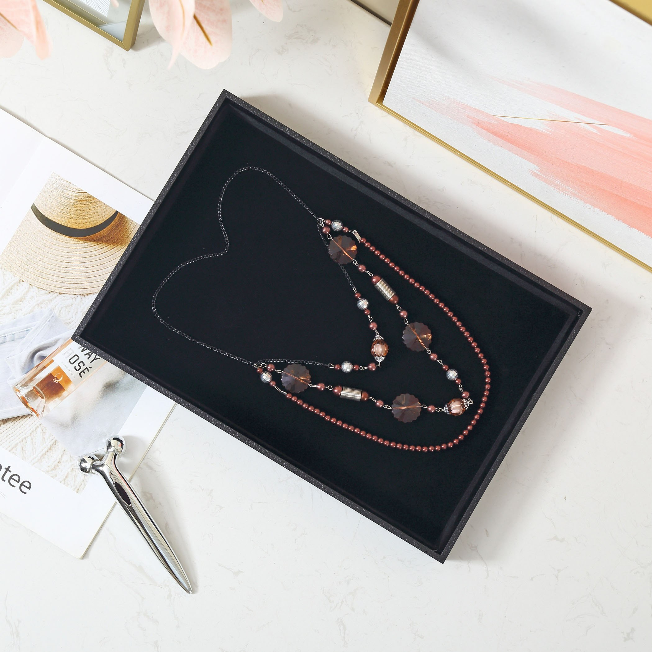 Draco Jewellery Tray - 35x24x3 cm-hbxbedroom-bedroomaccessories-jewelleryboxesandholders-image-1