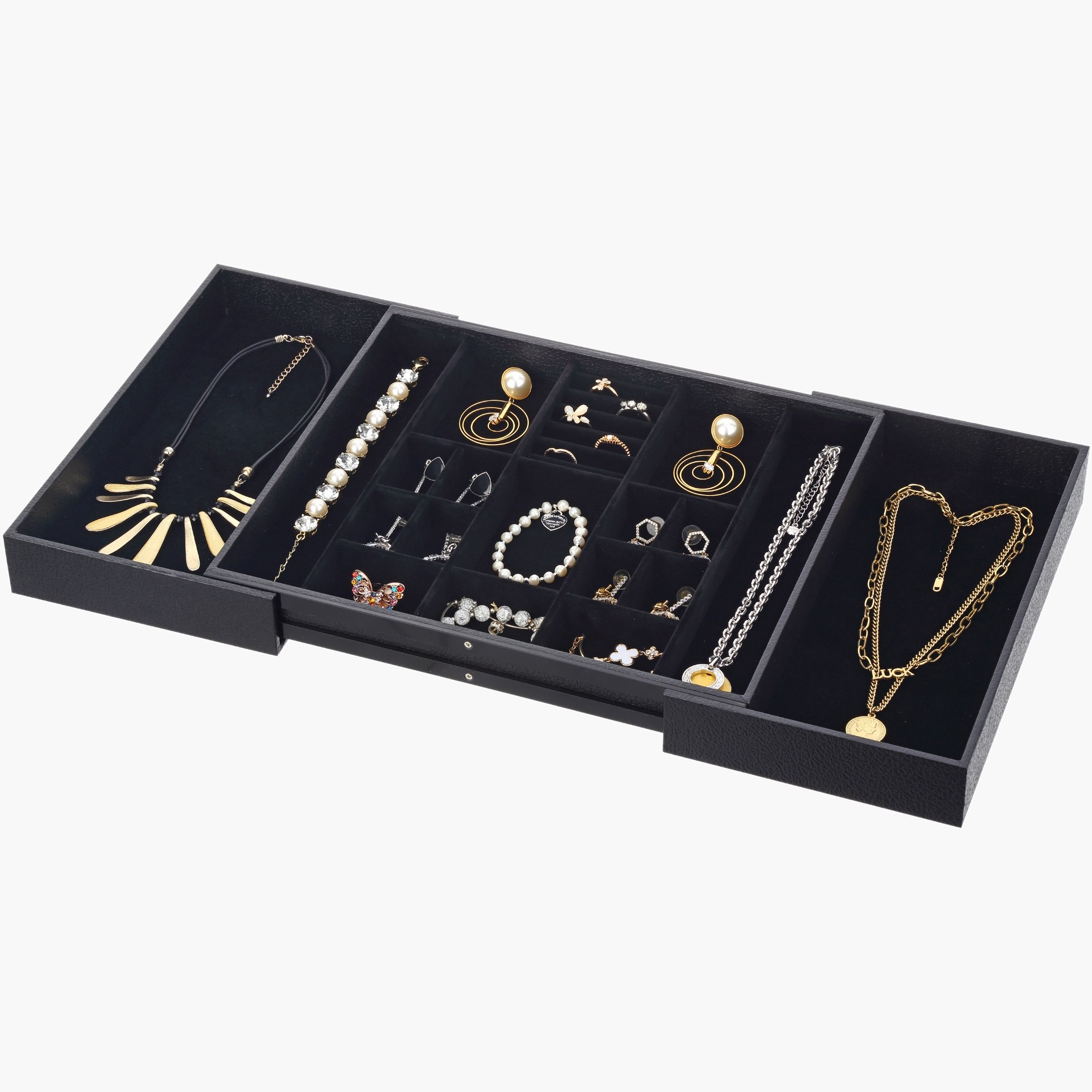Draco Expandable Jewellery Storage Tray - 30.5/48.3x26.8x4 cm-hbxbedroom-bedroomaccessories-jewelleryboxesandholders-image-6