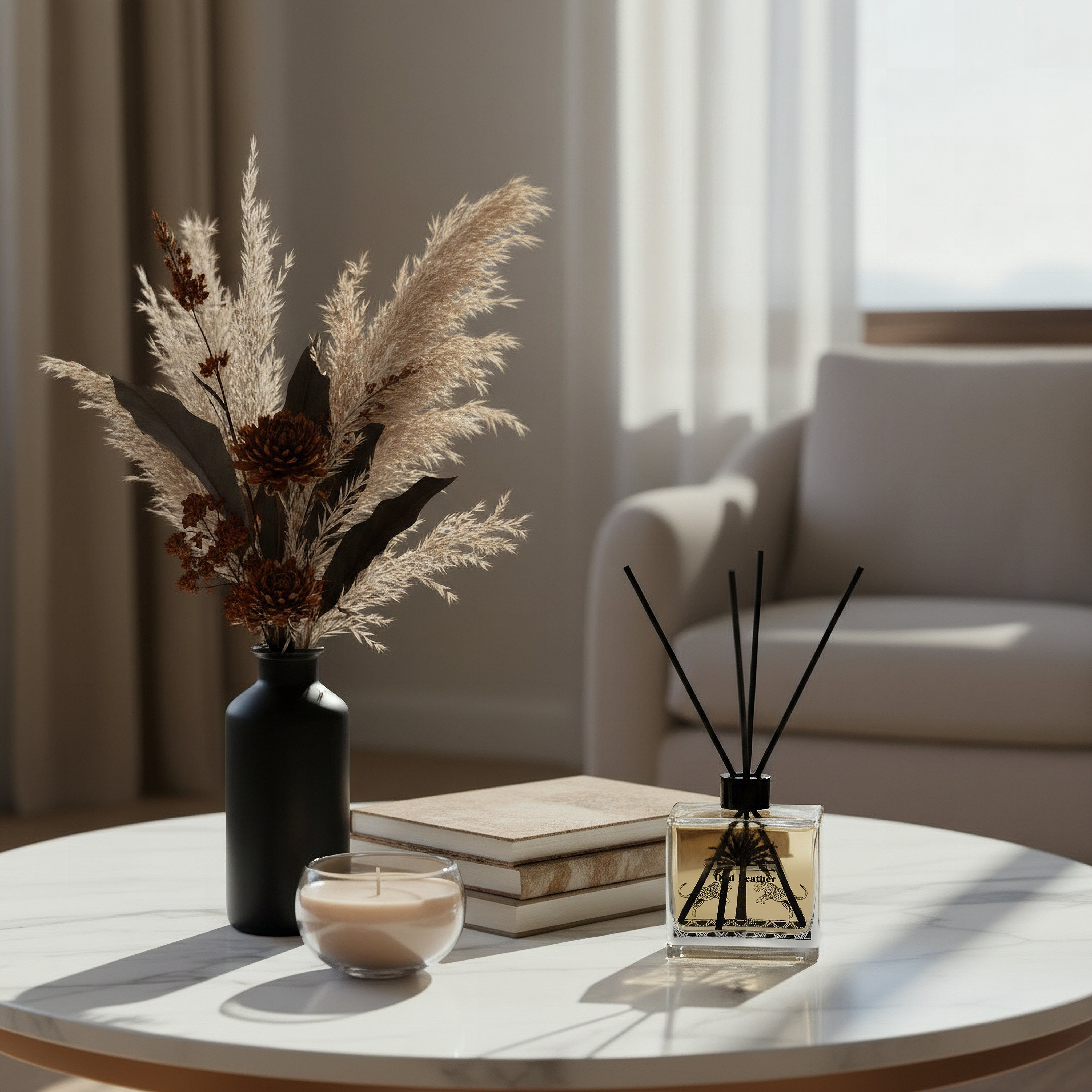 موزّع عطور بريميوم برائحة العود والجلد من رمال - 200 مل-hbxhomeware-hbxdecorandfurnishings-image-3