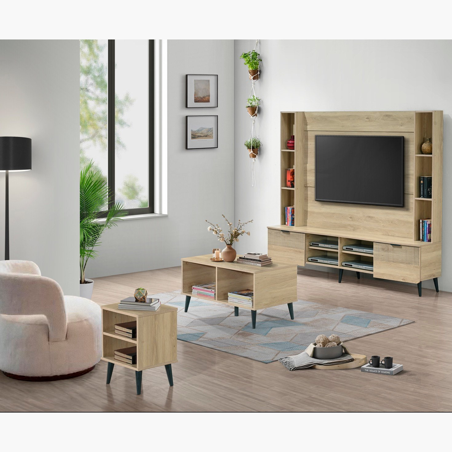 Movo Lasero Wall Unit for TVs up to 60 Inches-hbxlivingroom-mediaunitsandstorage-wallunits-image-7