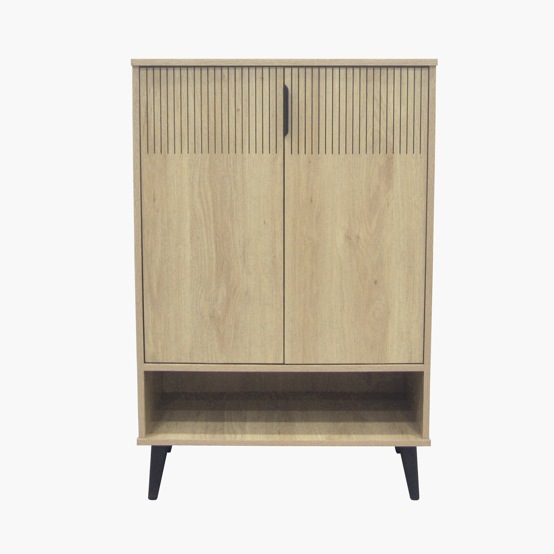 Movo Lasero 15-Pair Shoe Cabinet with 2 Doors and Open Shelf-hbxbedroom-shoecabinetsandracks-image-3