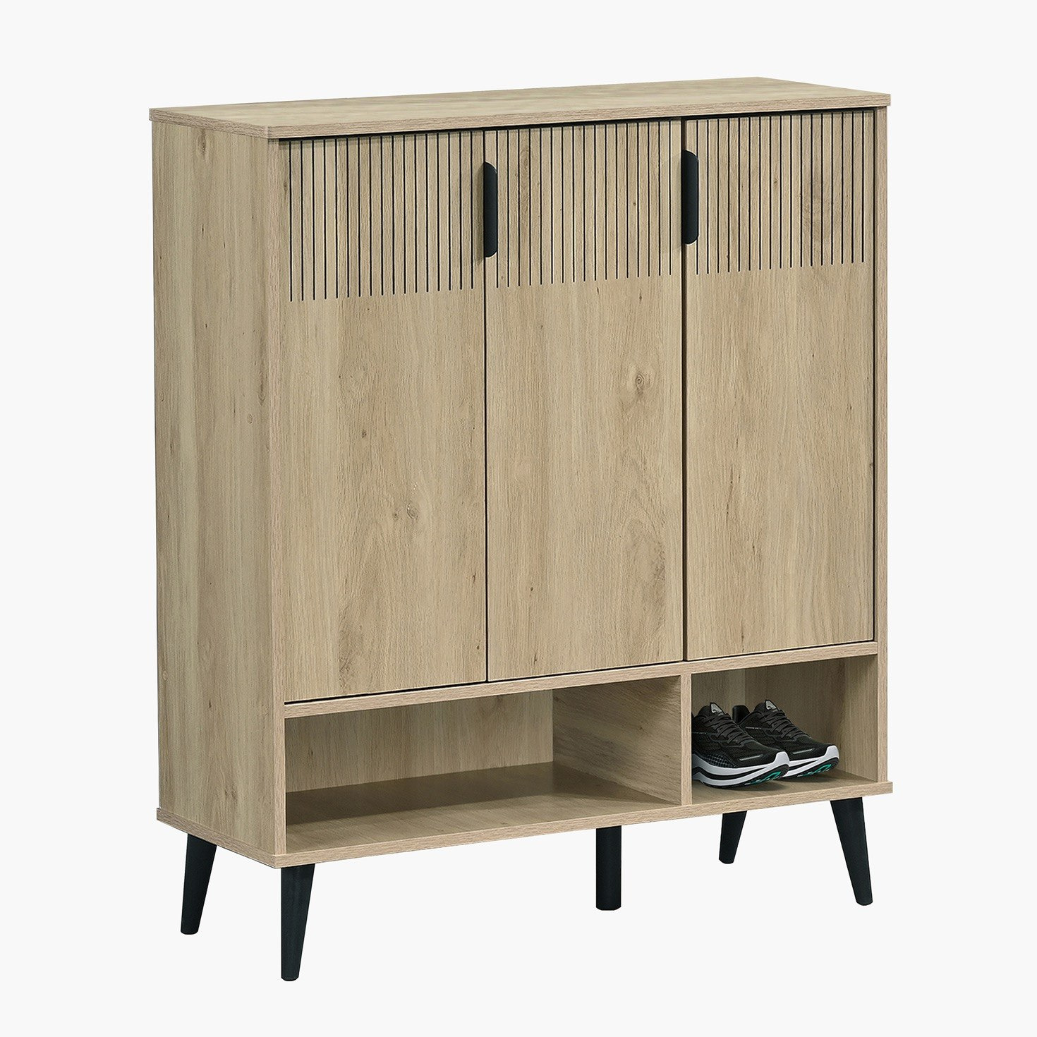 Movo Lasero 20-Pair Shoe Cabinet with 3 Doors and Open Shelf-hbxbedroom-shoecabinetsandracks-image-3