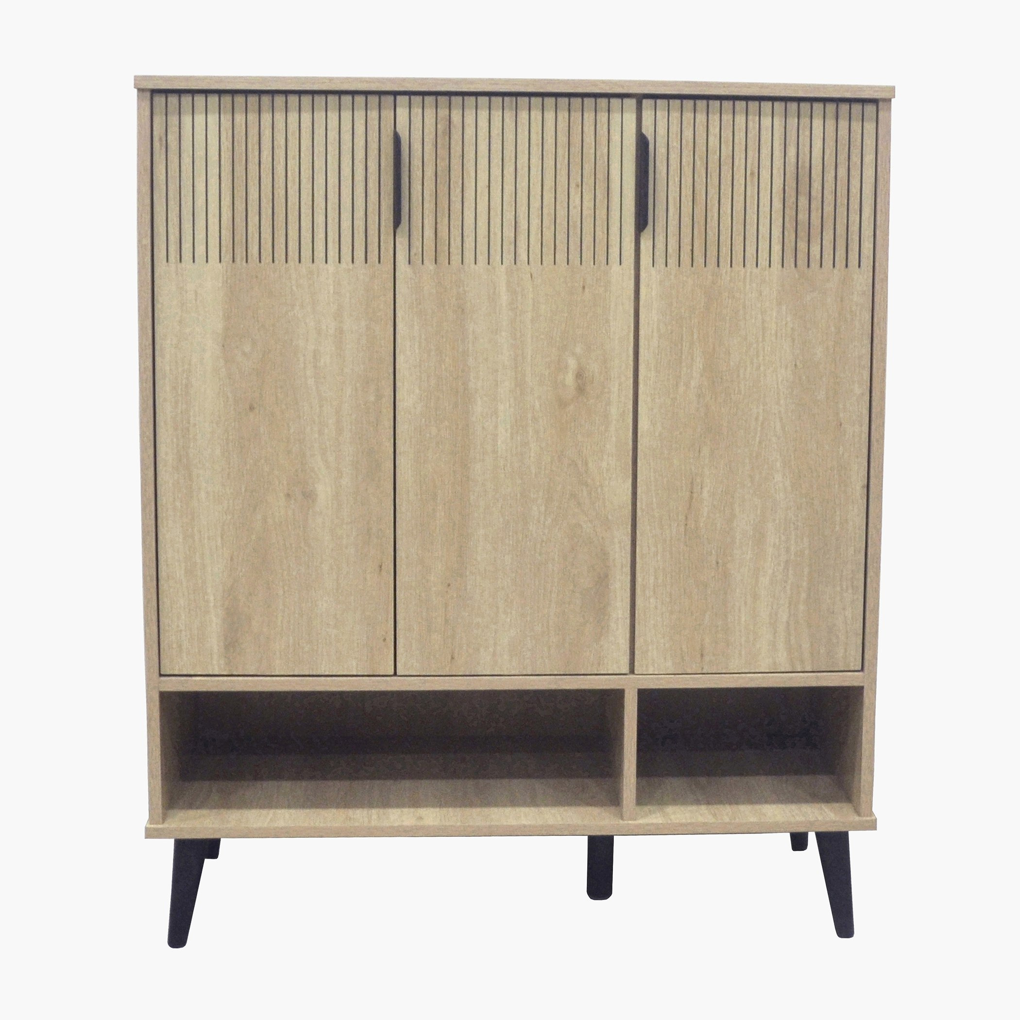 Movo Lasero 20-Pair Shoe Cabinet with 3 Doors and Open Shelf-hbxbedroom-shoecabinetsandracks-image-4