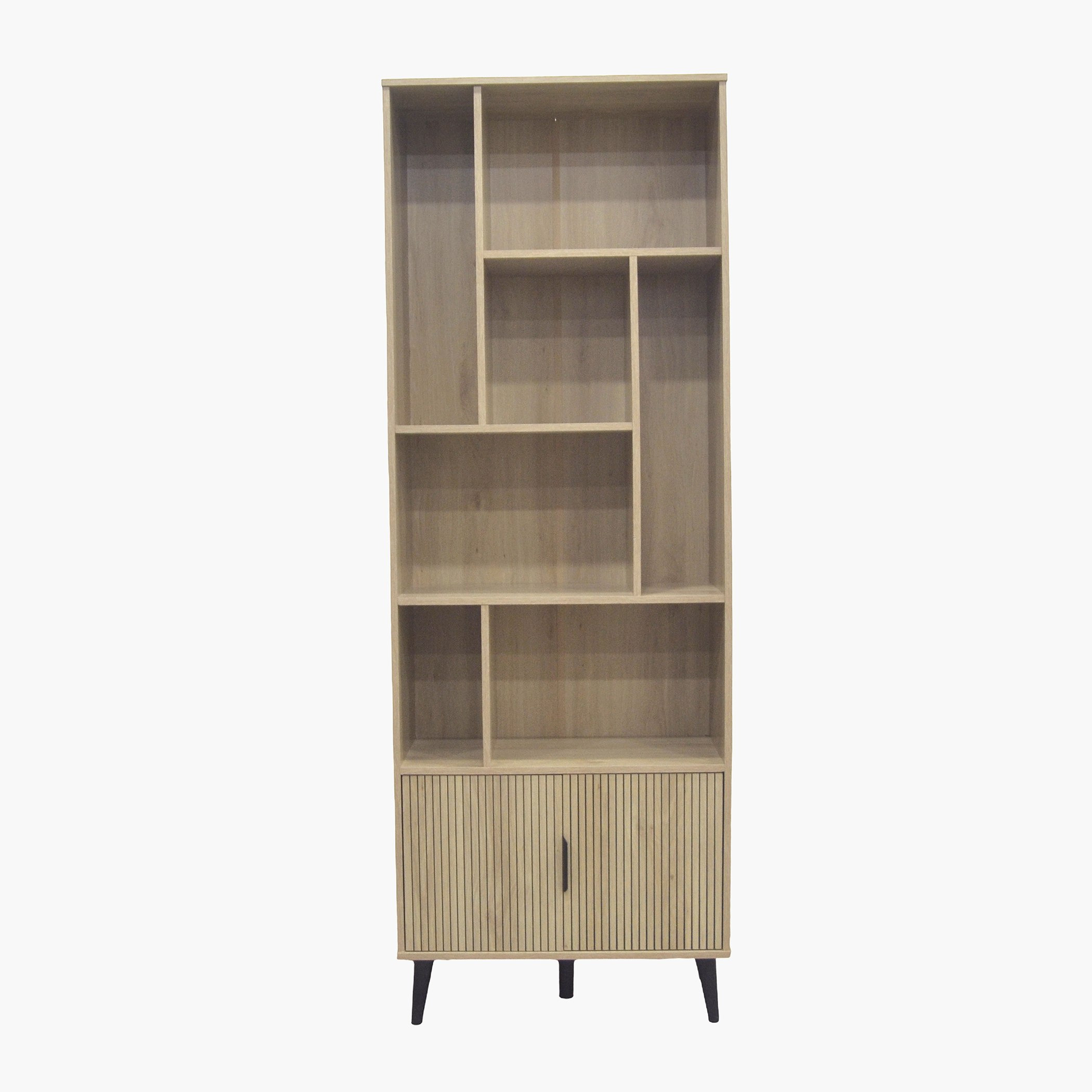 Movo Lasero 2-Door Tall Bookcase with Shelves-hbxfurniture-office-bookcases-image-4