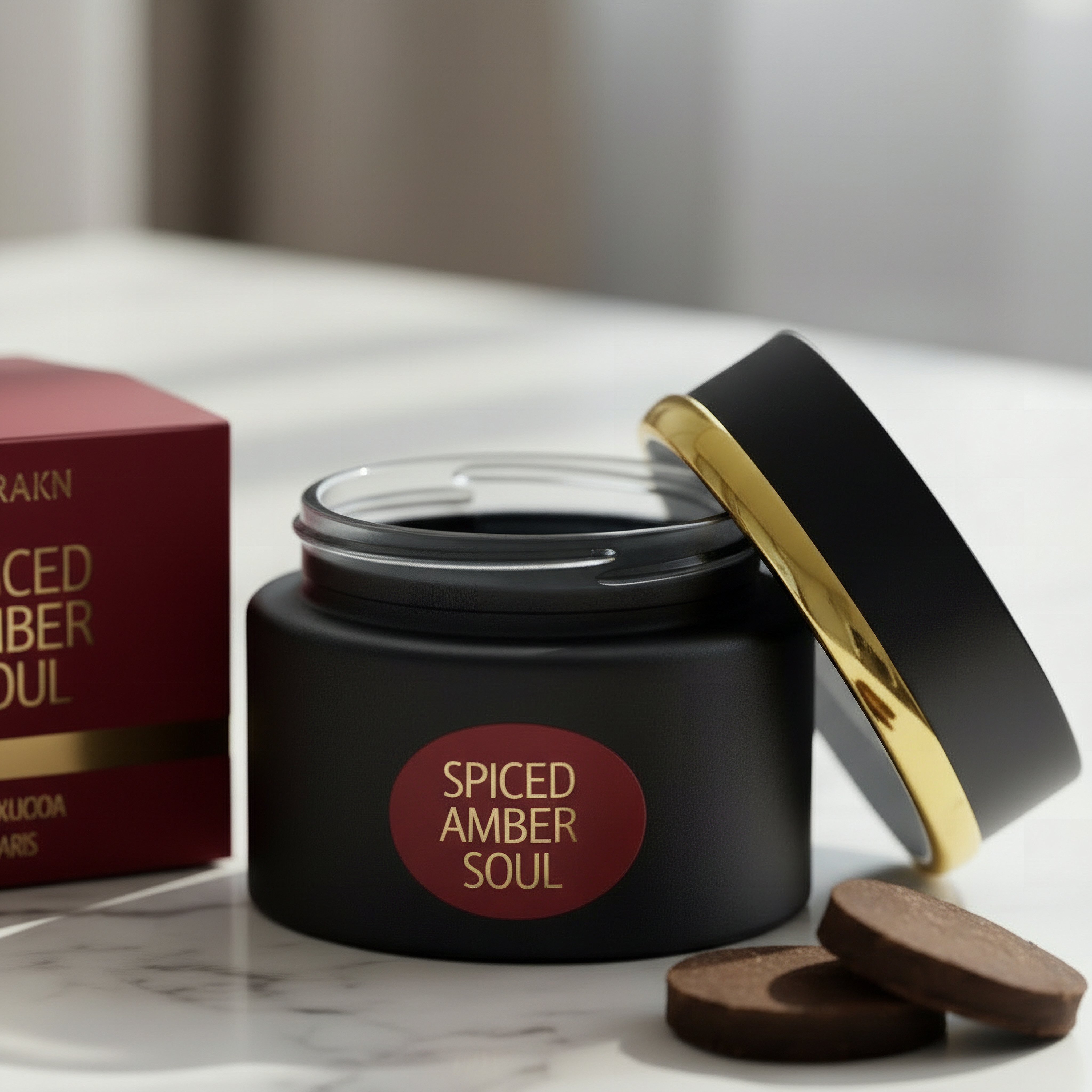 Barakh Spiced Amber Soul Oudh Bakhoor - 70 g-hbxdecorandfurnishings-homefragrance-roomfreshnersandaromamist-image-2