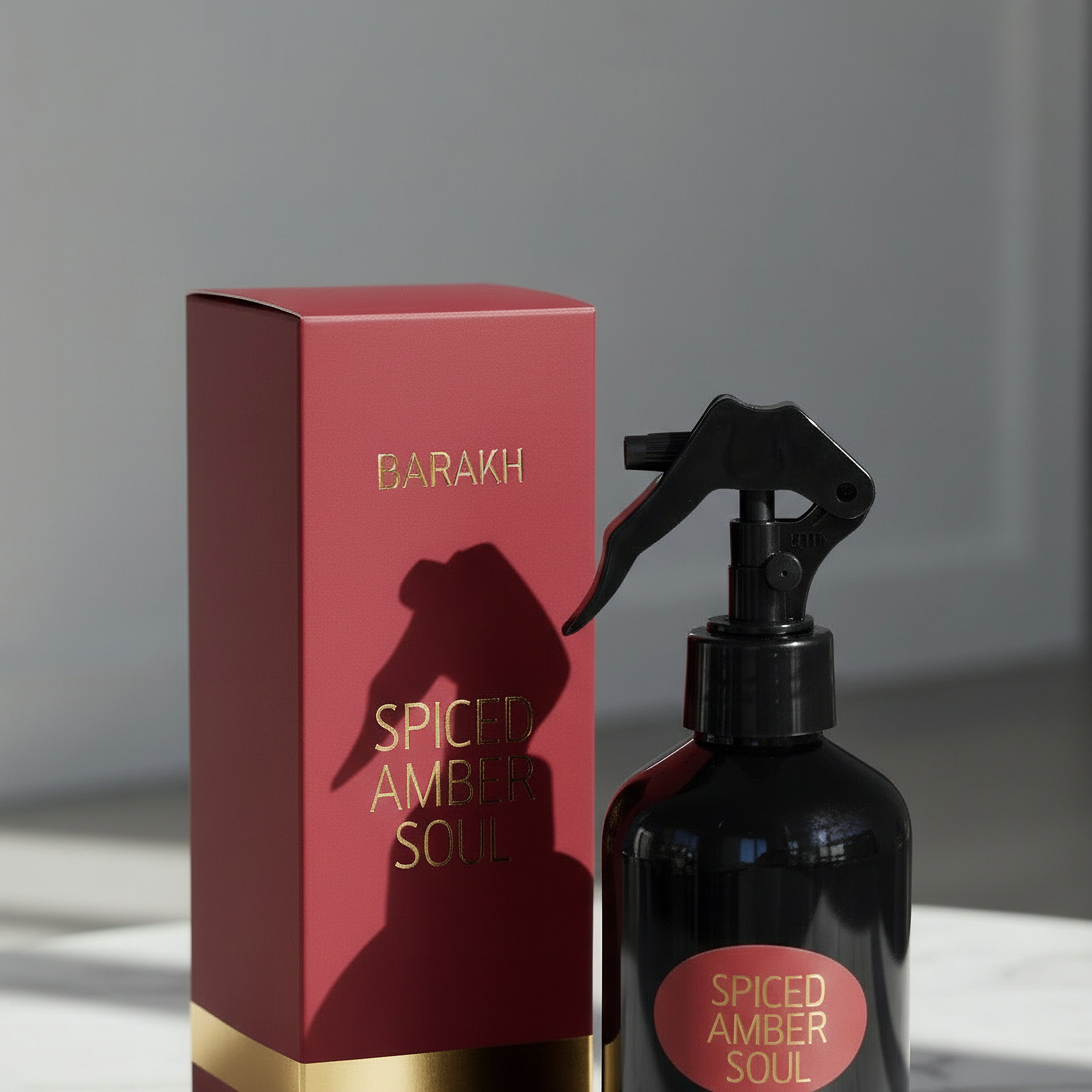 Barakh Spiced Amber Soul Oudh Room Spray - 350 ml-hbxdecorandfurnishings-homefragrance-roomfreshnersandaromamist-image-2