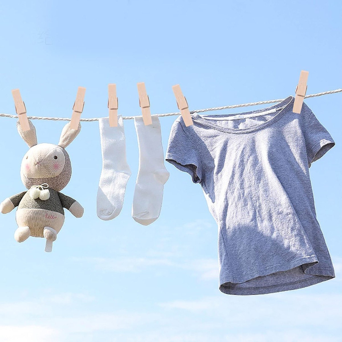 Natura Clothing Pegs - Set of 100-hbxhomeware-bathandlaundry-clothesdryingracks-image-2