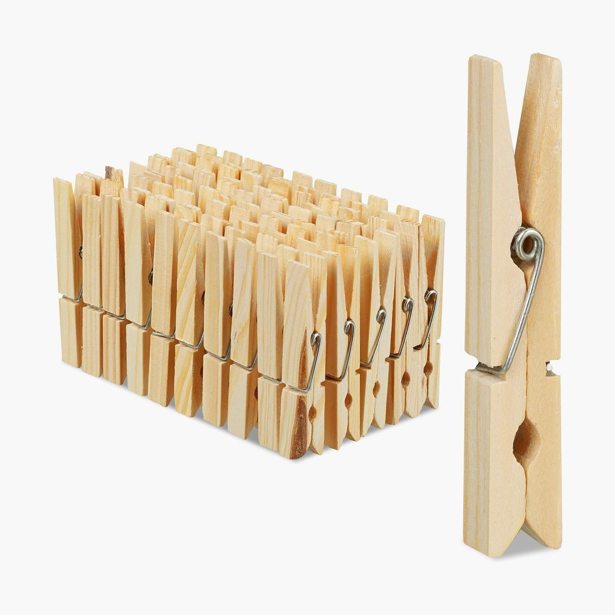 Natura Clothing Pegs - Set of 100-hbxhomeware-bathandlaundry-clothesdryingracks-image-4