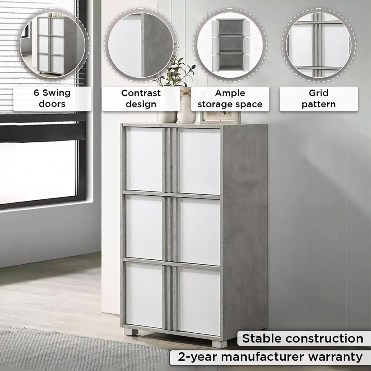 Alford Aspen Nxt 6-Door Storage Multipurpose Unit-hbxfurniture-office-bookcases-image-6