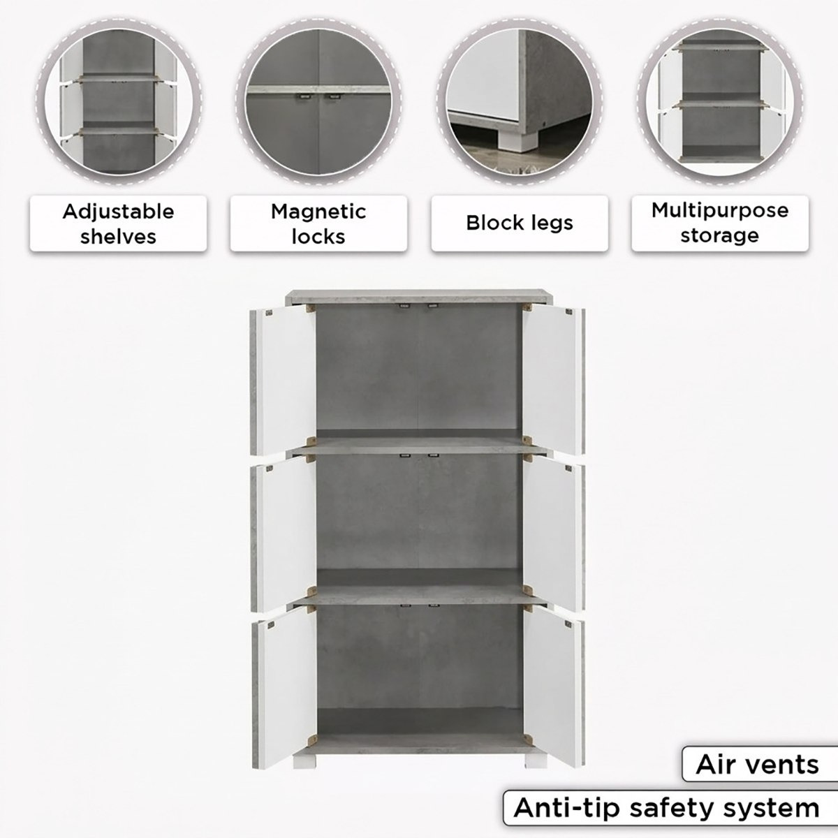 Alford Aspen Nxt 6-Door Storage Multipurpose Unit-hbxfurniture-office-bookcases-image-7