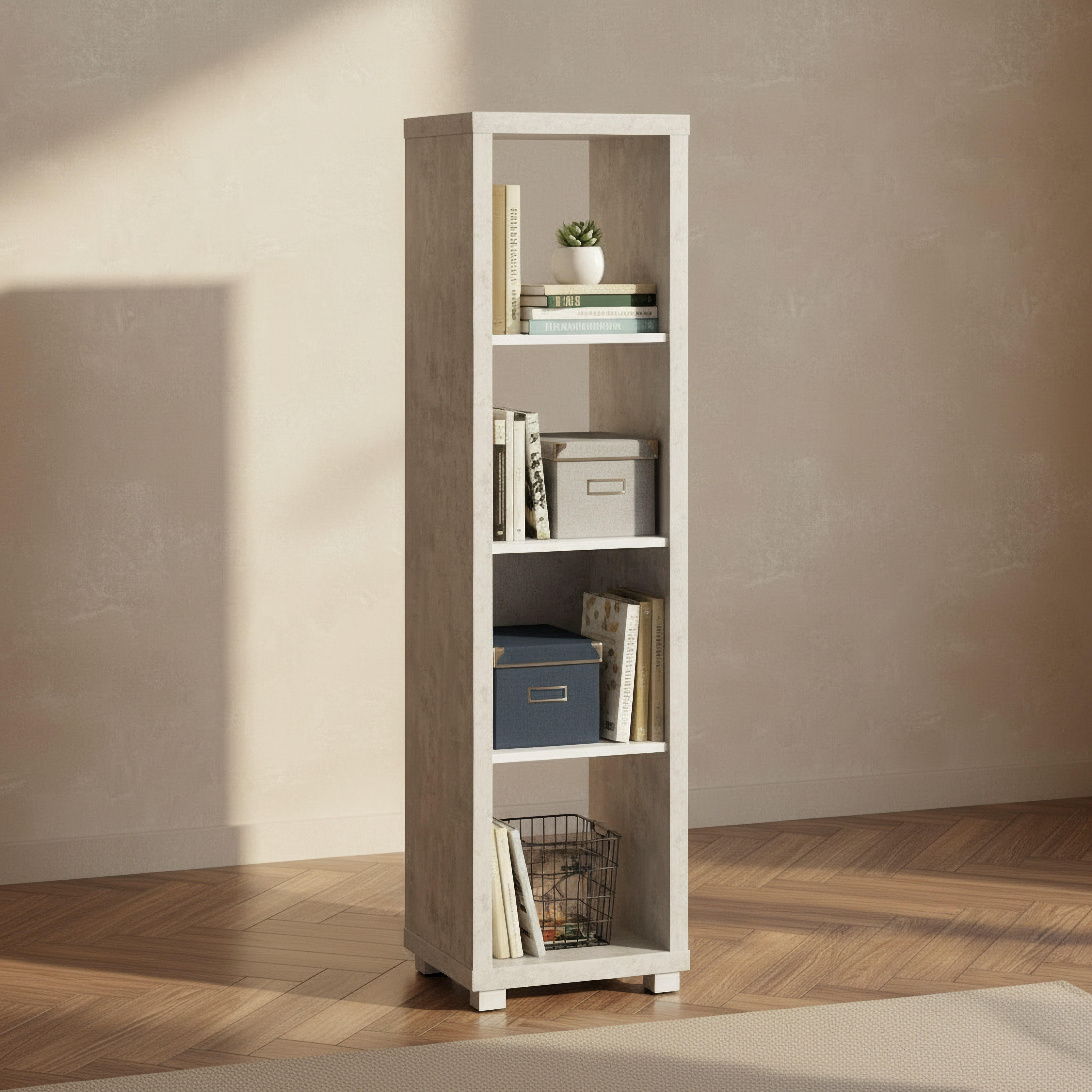 Alford Patara Nxt 4-Cube Bookcase Divider-hbxfurniture-office-bookcases-image-1