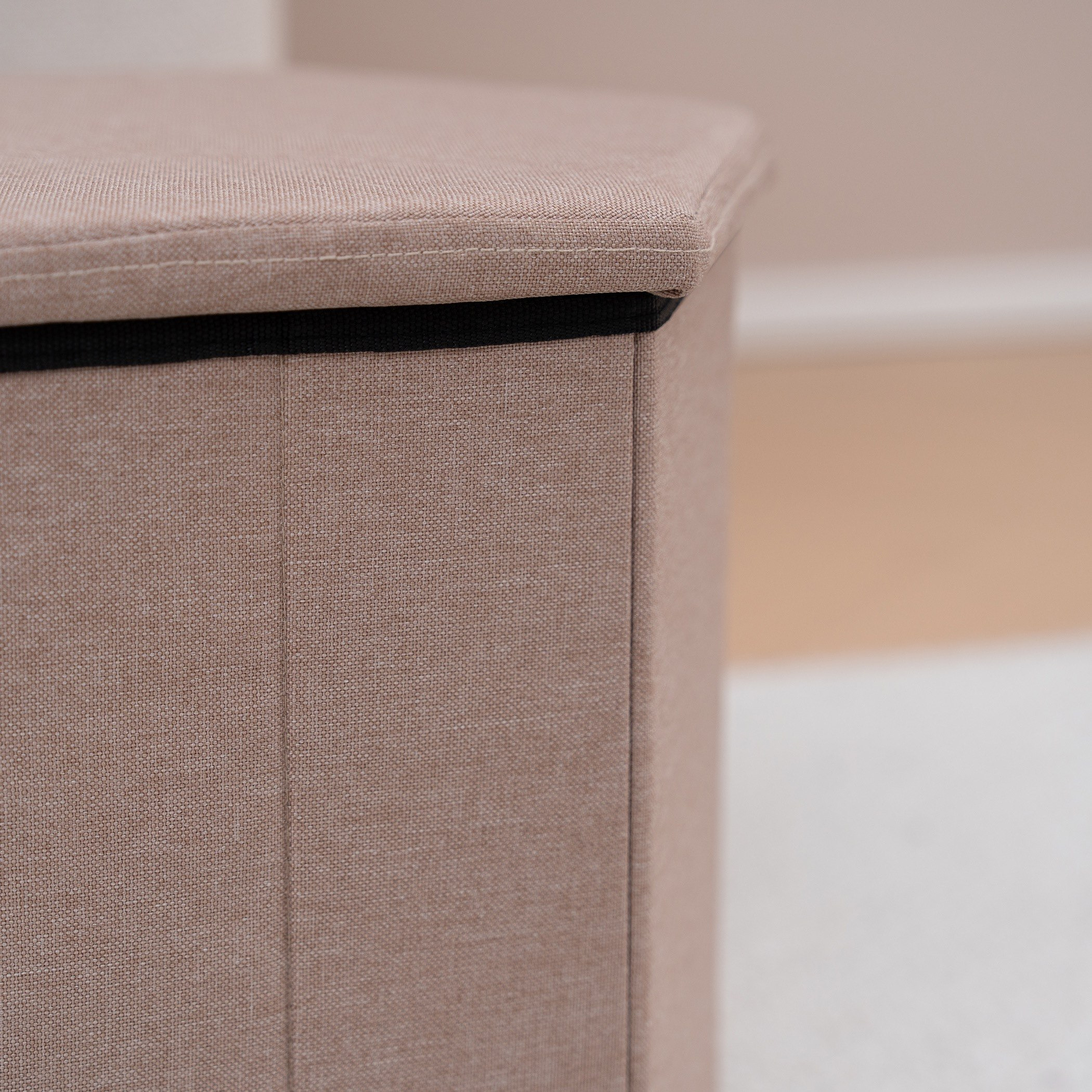 Leeds Fabric Folding Ottoman with Storage-hbxlivingroom-sofasandarmchairs-ottomansandfootstools-image-5