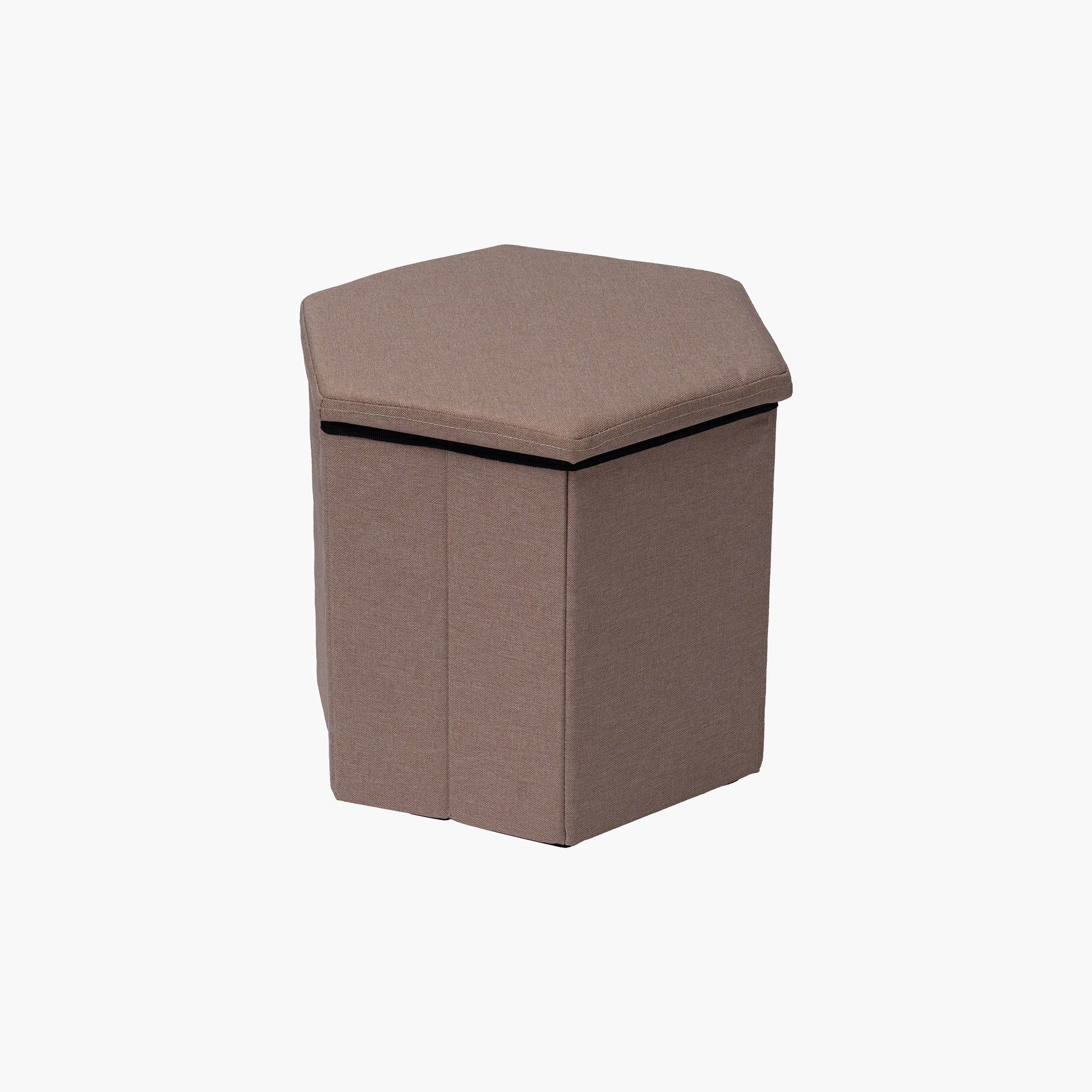 Leeds Fabric Folding Ottoman with Storage-hbxlivingroom-sofasandarmchairs-ottomansandfootstools-image-6